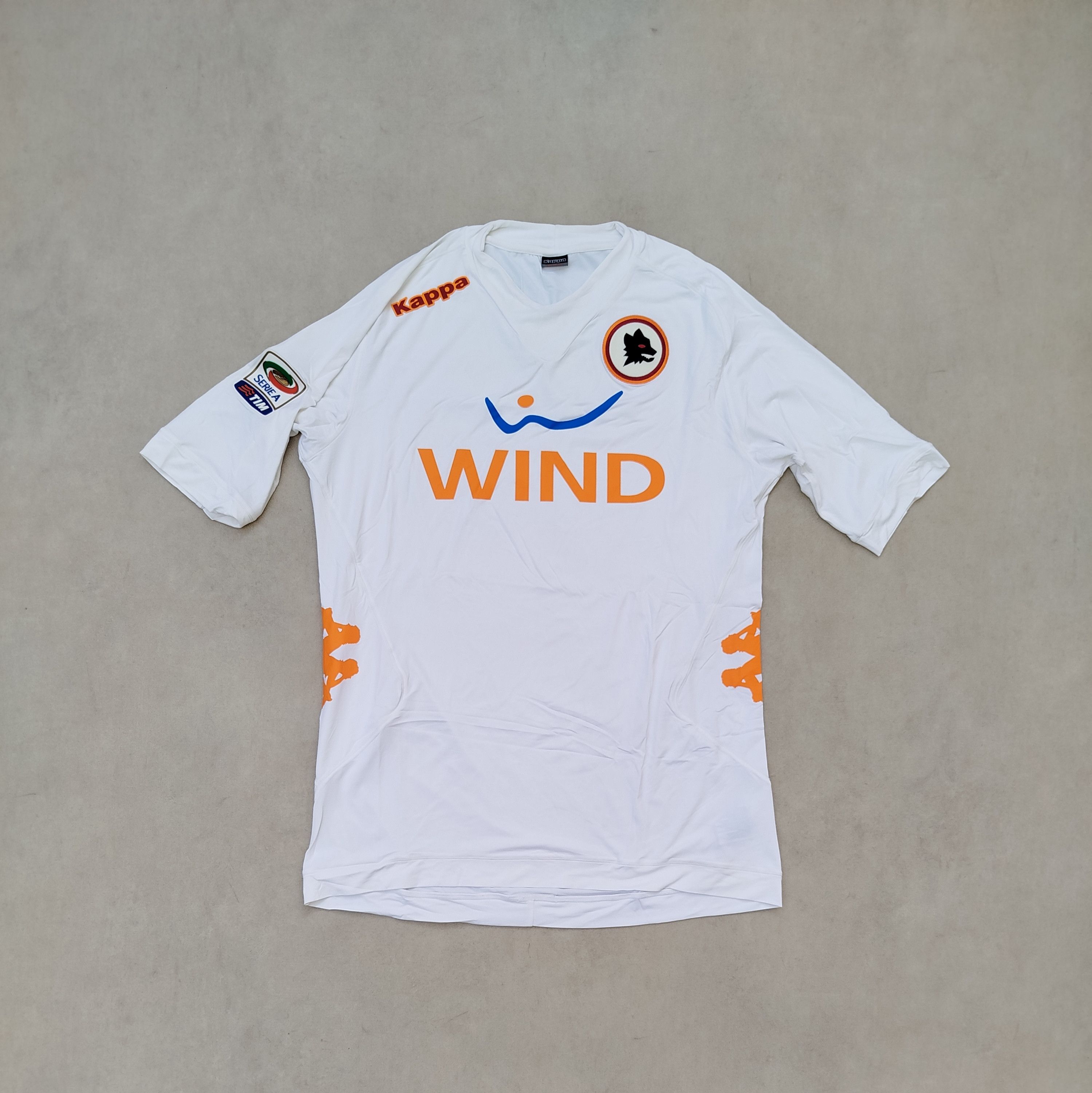 Kappa as roma 2011 2012 away soccer jersey