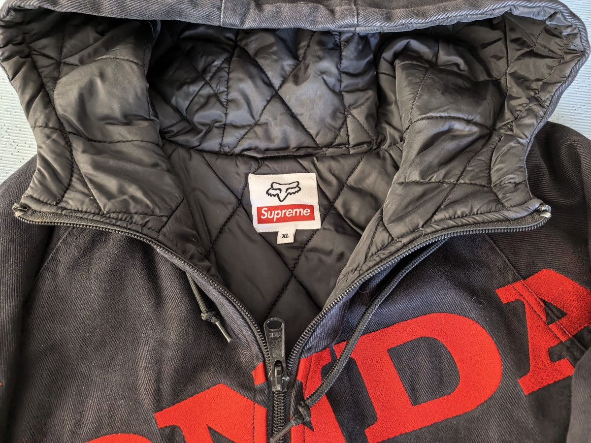 Fox Racing × Honda × Supreme Supreme x Honda x Fox Racing Puffy Zip Up Jacket. Size US XL / EU 56 / 4 - 5 Thumbnail