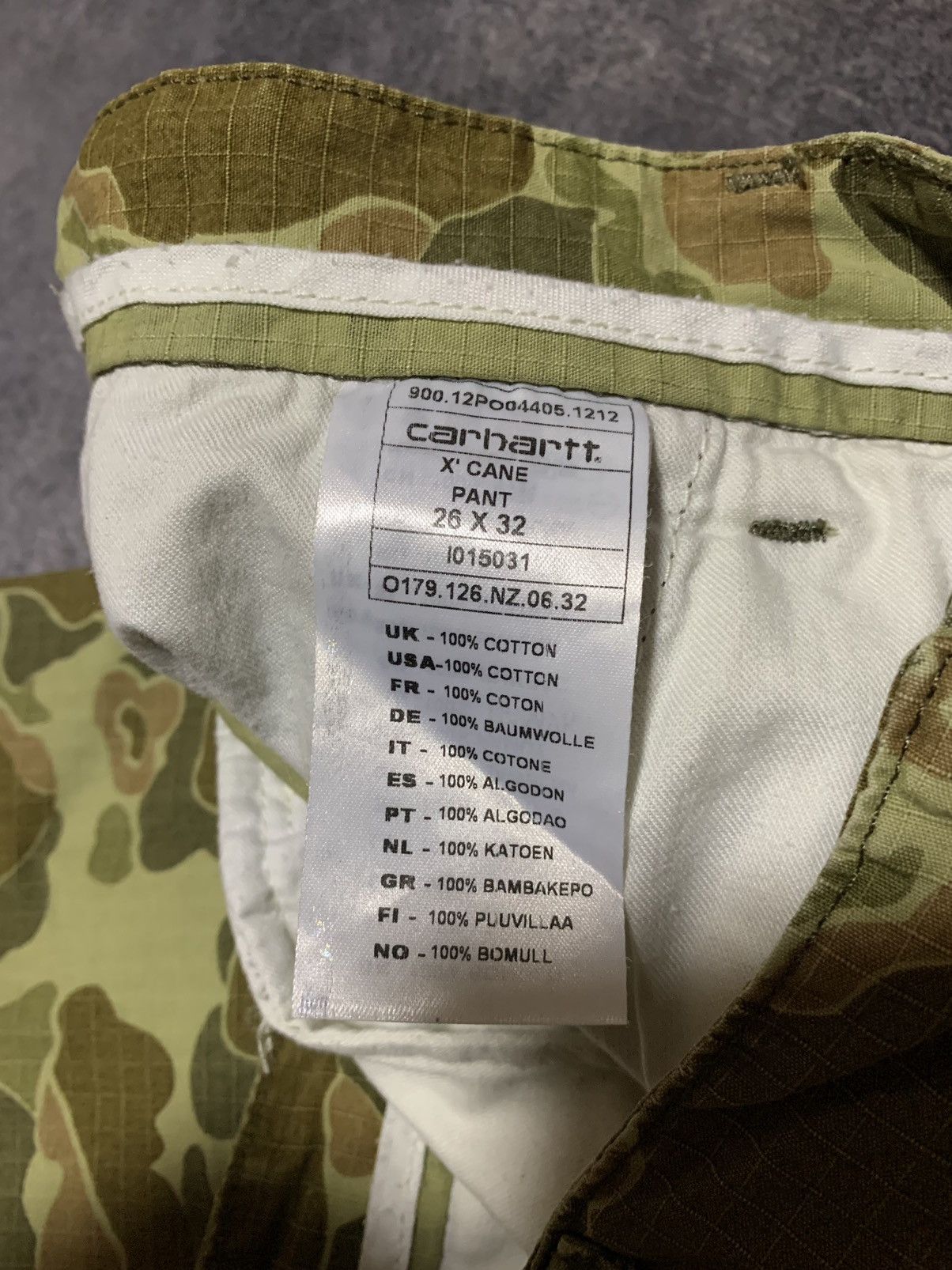 Carhartt × Carhartt Wip Carhartt WIP Sid Pant Hondo Camo Isle Slim Fit W26 L32 Size US 26 / EU 42 - 6 Thumbnail