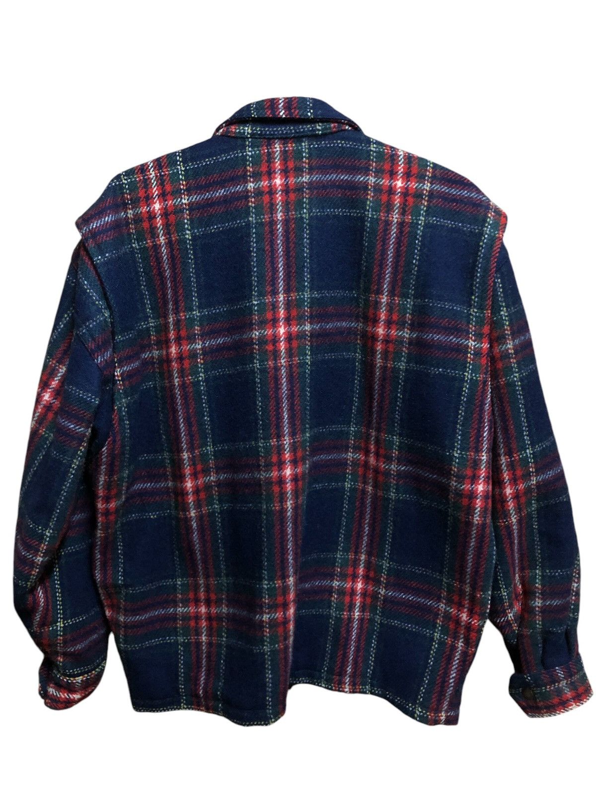 Vintage San Francisco Company Tartan Wool Winter Jacket Size US M / EU 48-50 / 2 - 2 Thumbnail