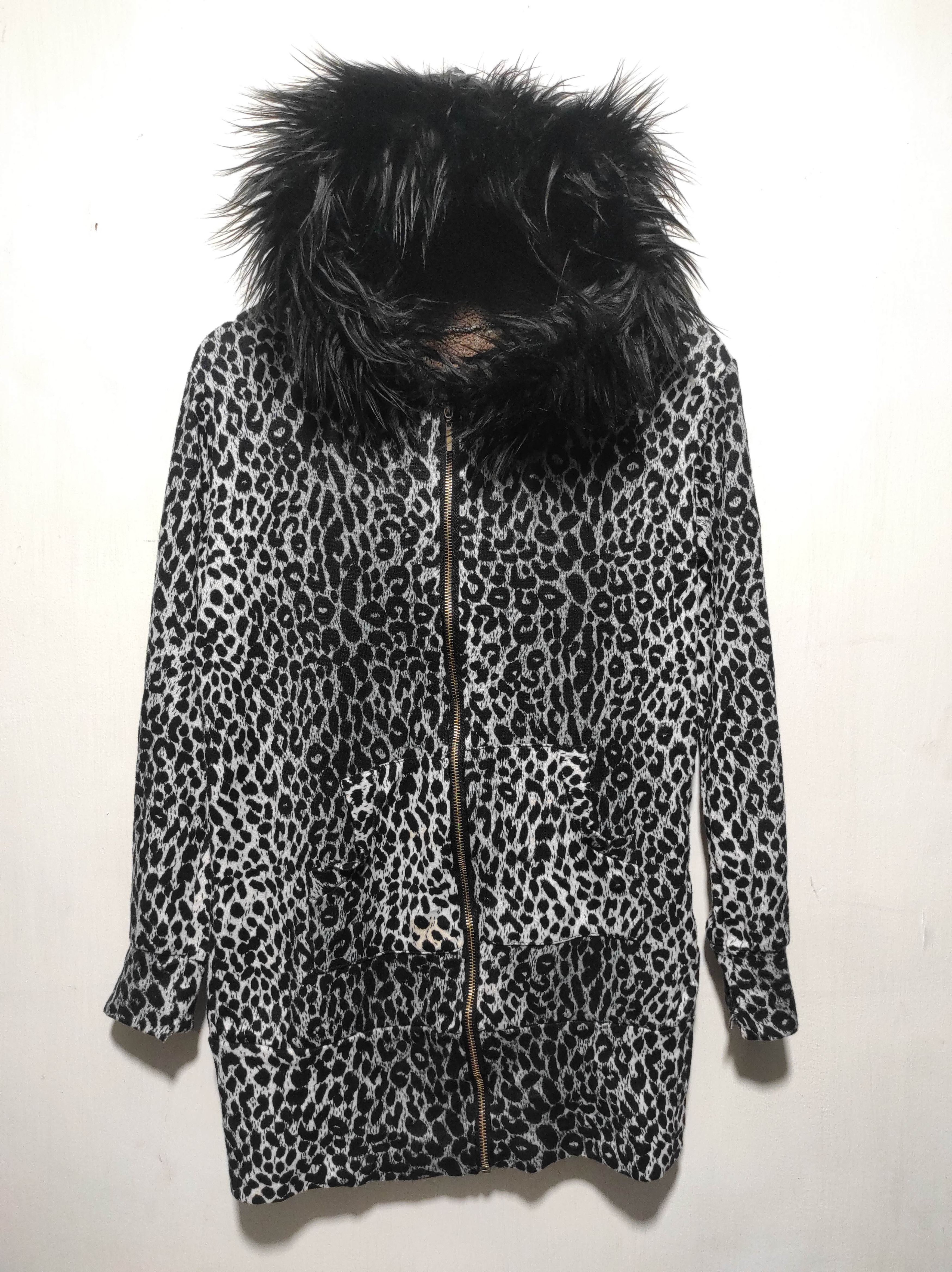 Hysteric Glamour Leopard Unbrand Zip Fur Hoodie IfSixWasNine LGB style Size US M / EU 48-50 / 2 - 2 Thumbnail
