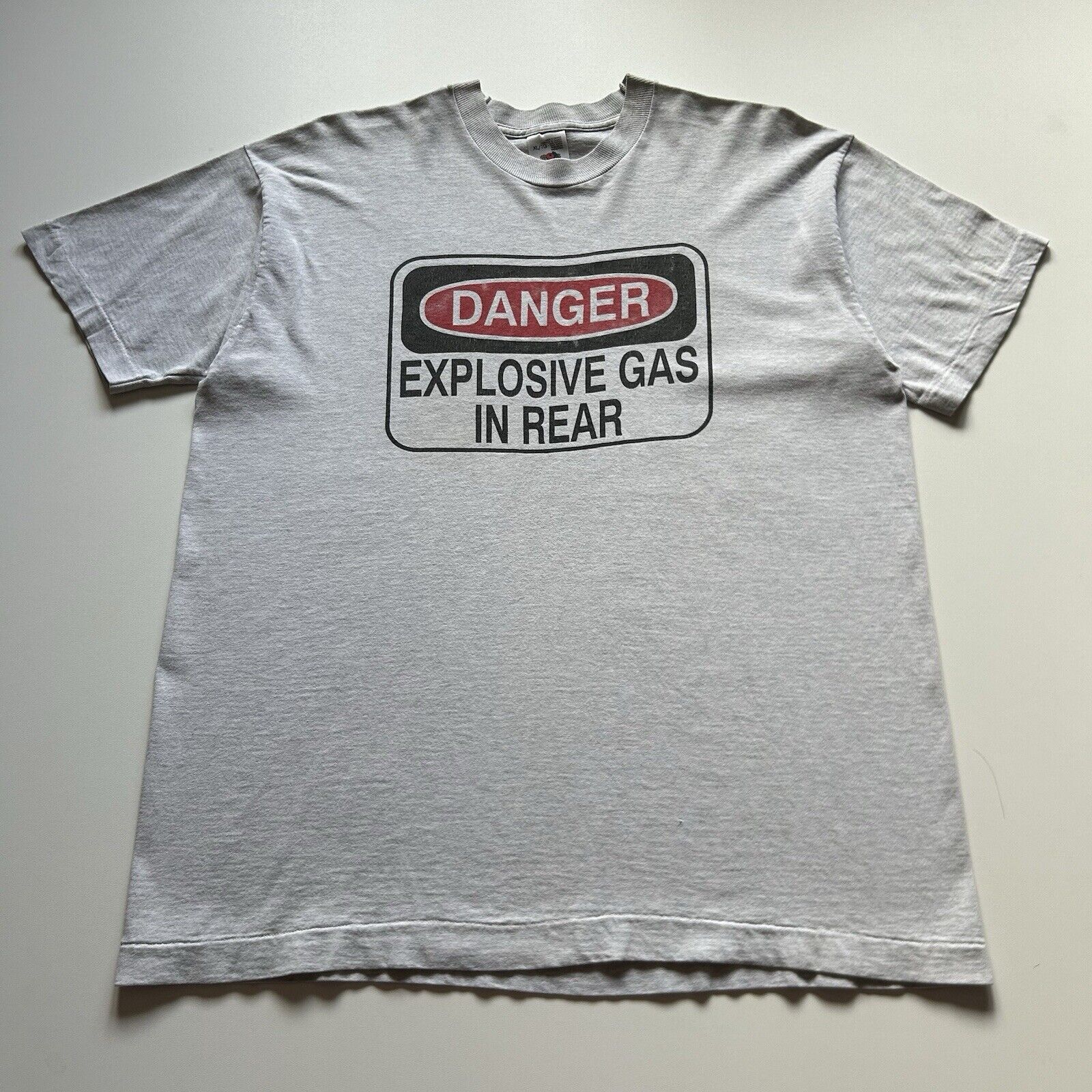 Fruit Of The Loom Vintage 90s Fart Funny Graphic T Shirt XL Single Stitch Rare Size US XL / EU 56 / 4 - 1 Thumbnail