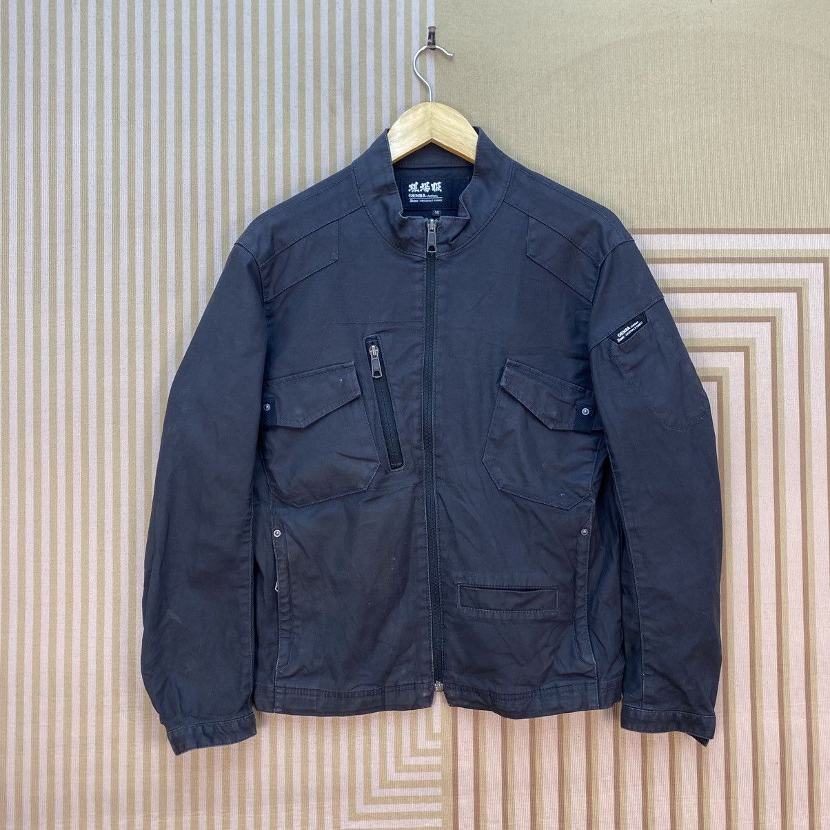 Japanese Brand 🫶Vintage Japanese Brand Genba Workwear Jacket Size US M / EU 48-50 / 2 - 1 Thumbnail