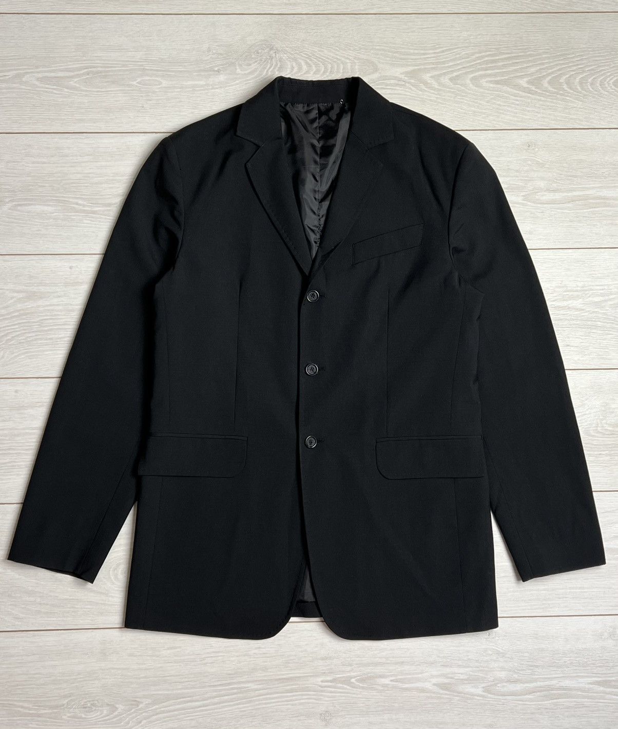 Dolce & Gabbana Archival Dolce & Gabbana & Line Black Blazer IT 52 Size 52R - 1 Thumbnail
