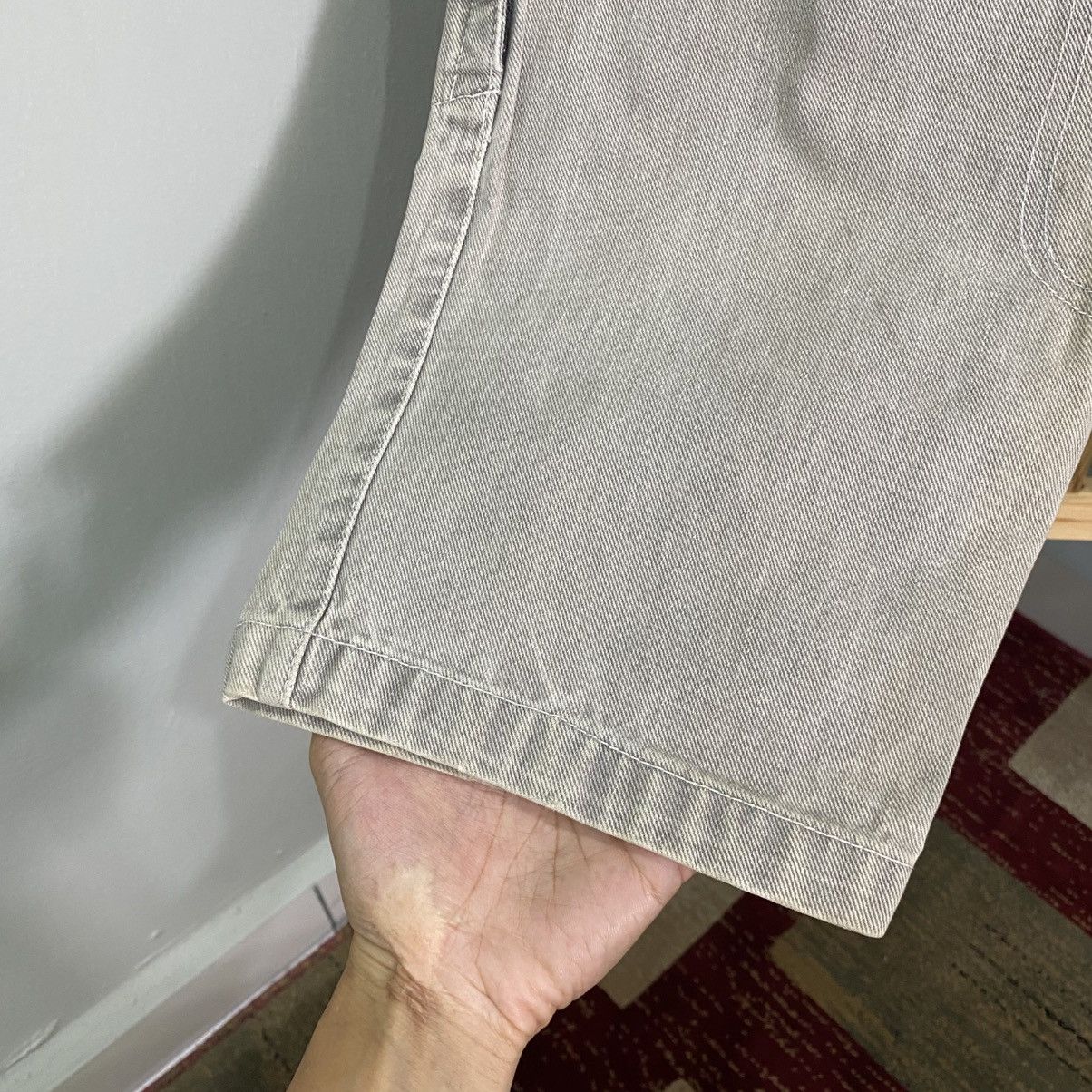 Vans VINTAGE RARE VANS Baggy Cargo Jeans - Washed Grey Denim Size US 29 - 8 Thumbnail
