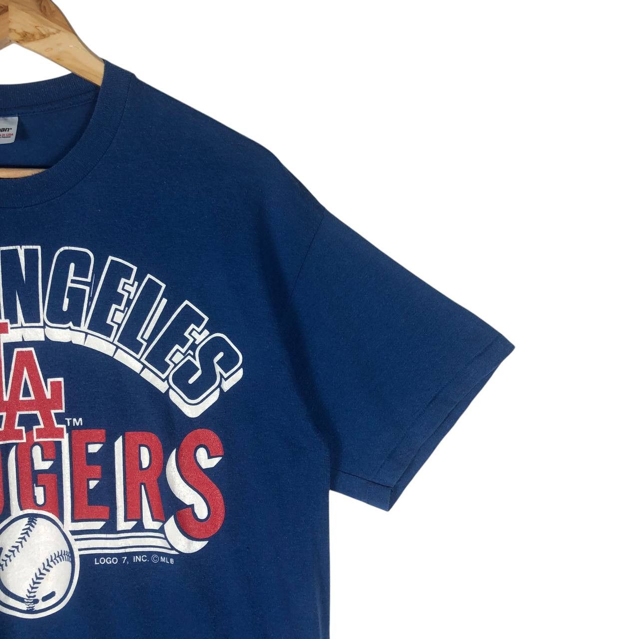 MLB × Vintage Vintage Los Angeles Dodgers Men T-shirt Size US XL / EU 56 / 4 - 4 Thumbnail