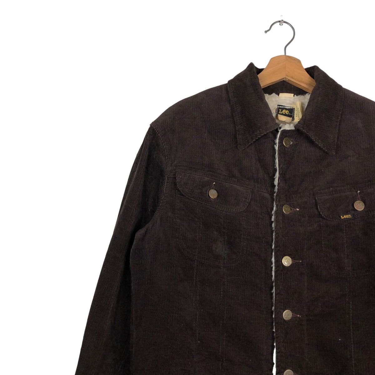 Lee × Vintage 🔥VINTAGE TRUCKER BIKER JACKET CORDUROY LEE RIDERS Size US M / EU 48-50 / 2 - 9 Thumbnail