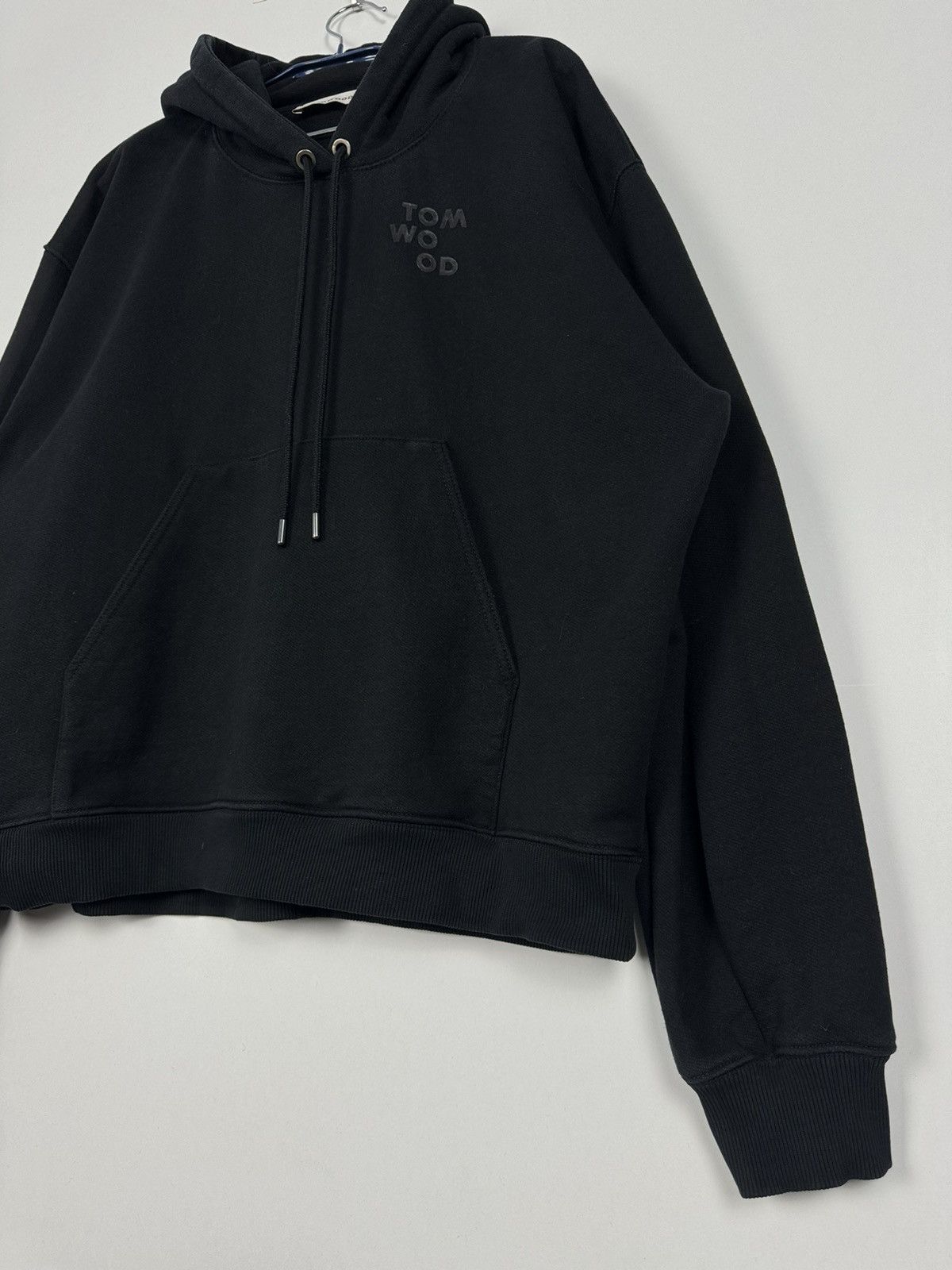Designer Tom Wood Mira Heavy Weight Cotton Black Sweatshirt Hoodie Size US M / EU 48-50 / 2 - 3 Thumbnail