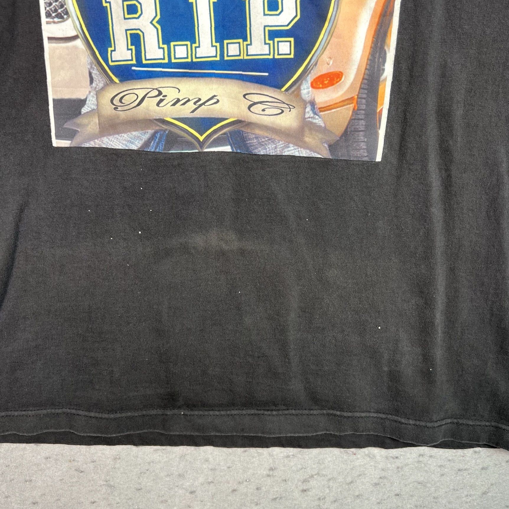Griffin VINTAGE UGK RIP Pimp C Rap Tee T Shirt Men 2XL Black Texas Graphic Tee 2000s Hip Hop Mens Size US XXL / EU 58 / 5 - 5 Thumbnail