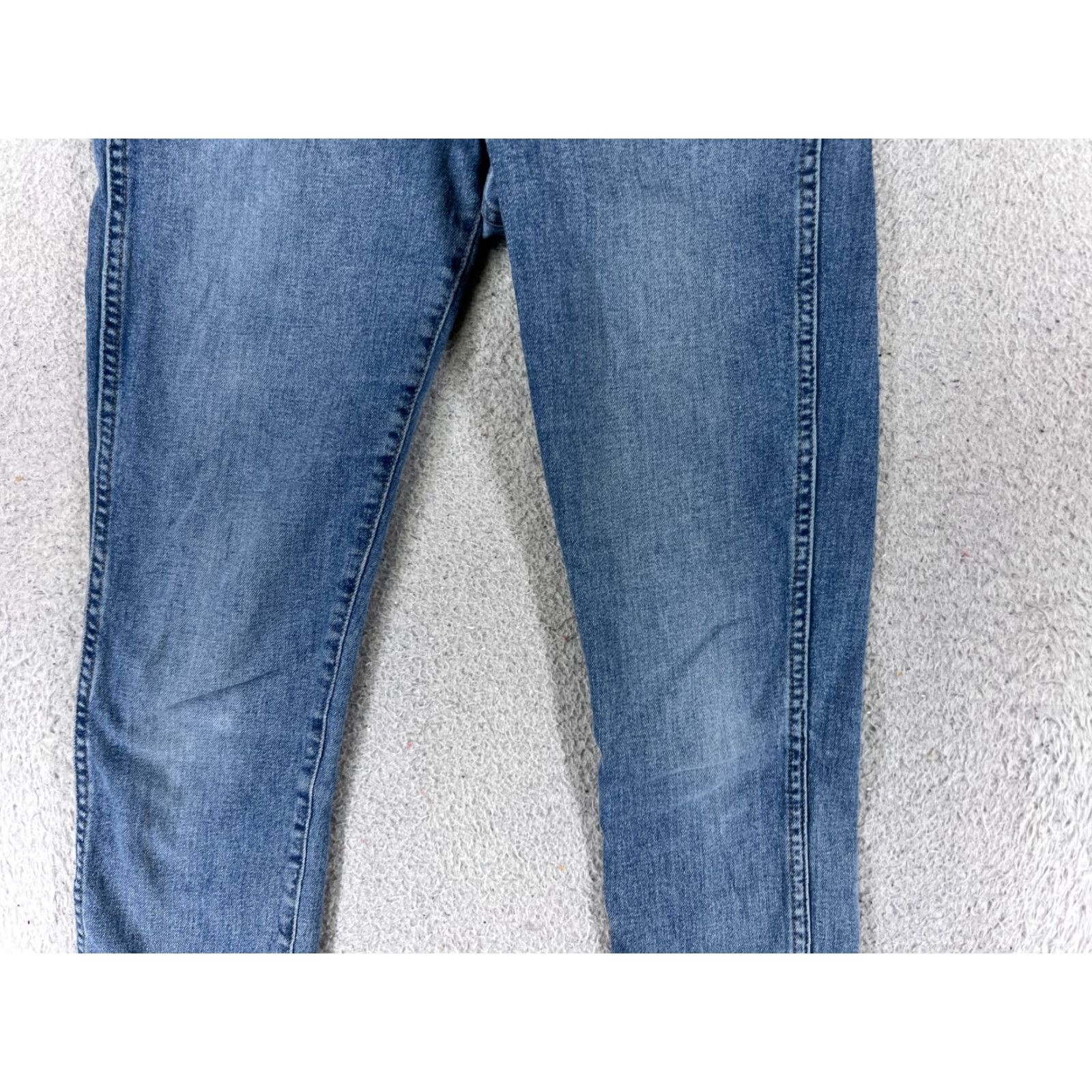 Madewell Madewell Jeans Womens 27 Blue Denim High Rise Skinny Leg Cotton 27x27 Jeans Women's 27 Blue 10" Rise Size 27" / US 4 / IT 40 - 3 Thumbnail