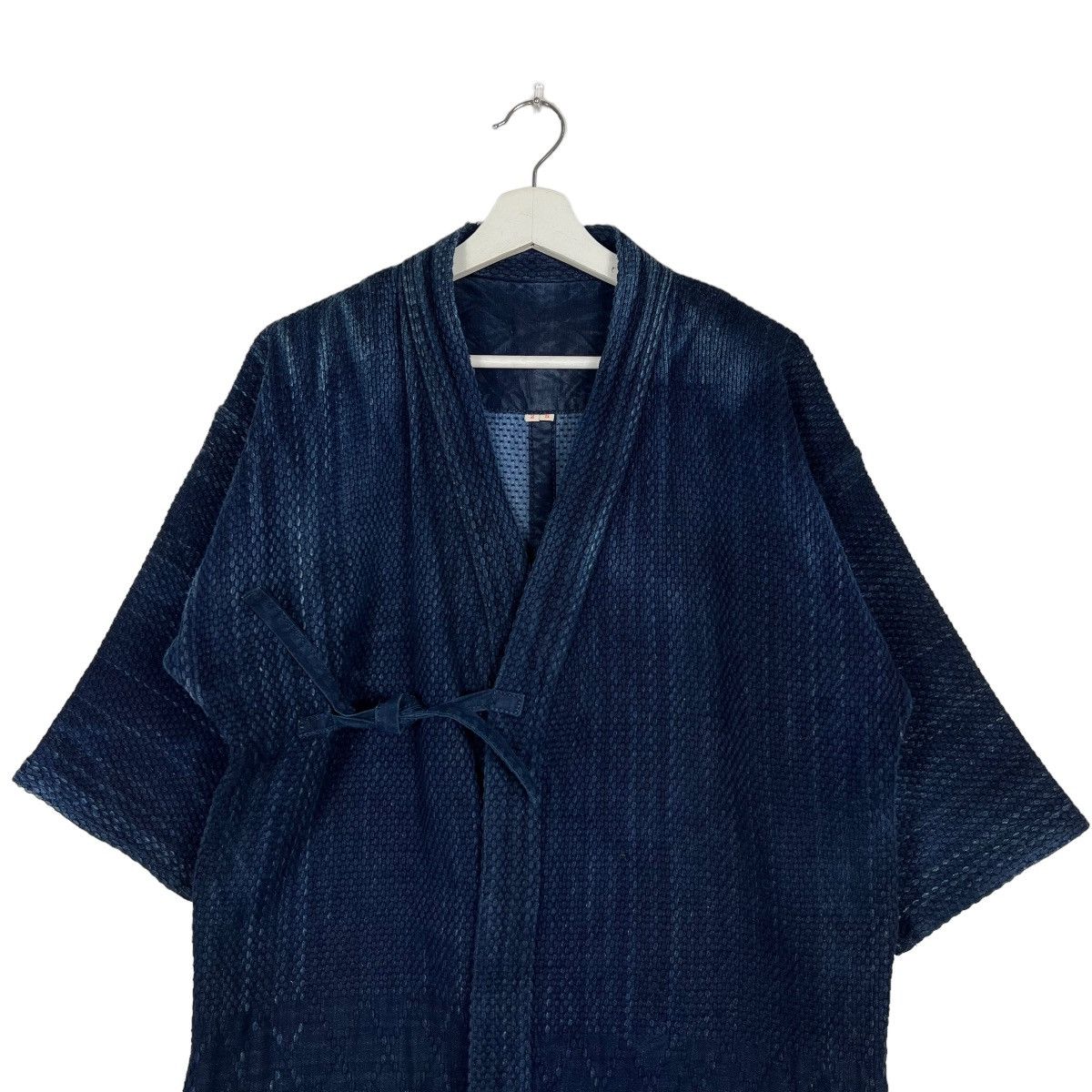 Indigo × Japanese Brand 🔥 VINTAGE 60s INDIGO KENDO CARDIGAN JACKET Size US M / EU 48-50 / 2 - 3 Thumbnail