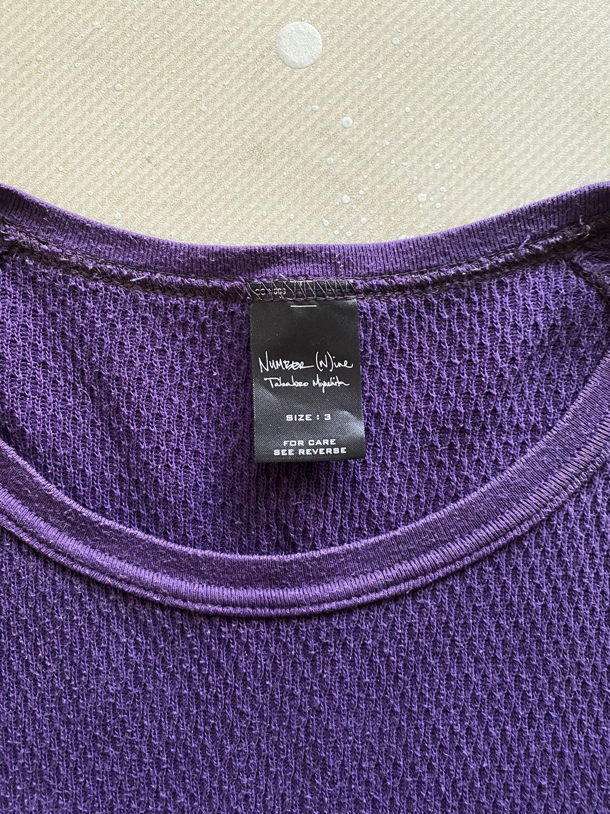 Number (N)ine Number Nine SS/AW03 Touch Me I’m Sick thermal long sleeve Size US M / EU 48-50 / 2 - 2 Thumbnail