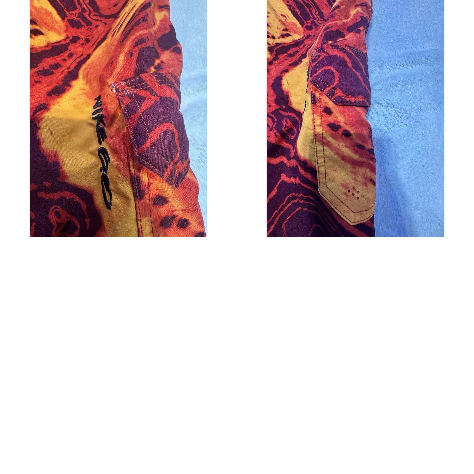 Nike Nike Board Shorts Mens 34 Red Orange Yellow Swim Trunks 6.0 Tie Front EUC Size US 34 / EU 50 - 8 Thumbnail