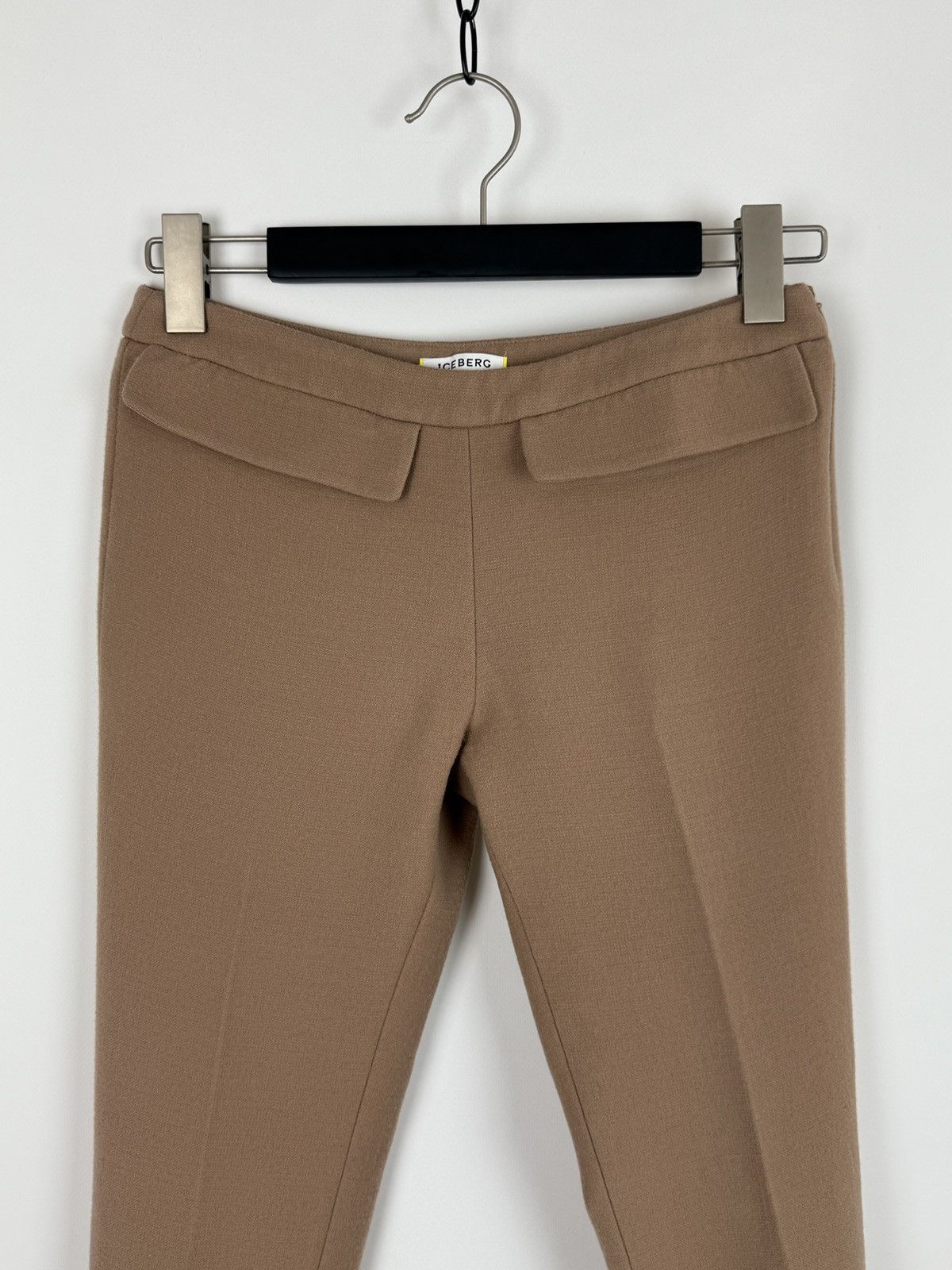 Iceberg Iceberg Italy Camel Beige Wool Blend Capri Pants 38 Size 26" / US 2 / IT 38 - 4 Thumbnail