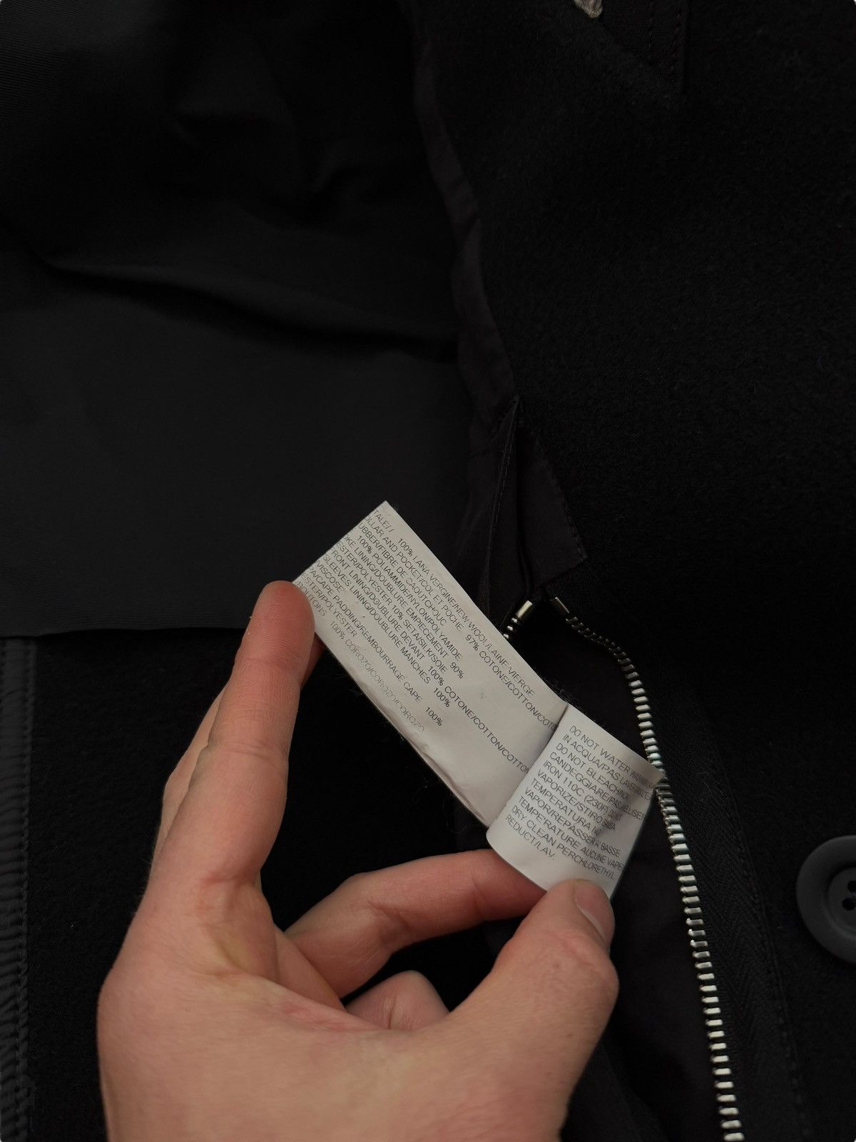 Rick Owens 2015 Sphinx Multi Patch Down Cape Coat Size US L / EU 52-54 / 3 - 10 Thumbnail