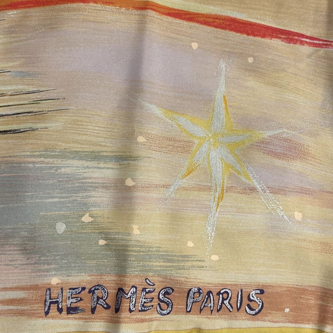 Hermes HERMES Feux Du Ciel Scarf - Excellent RARE/Vintage wBox Size ONE SIZE - 2 Thumbnail