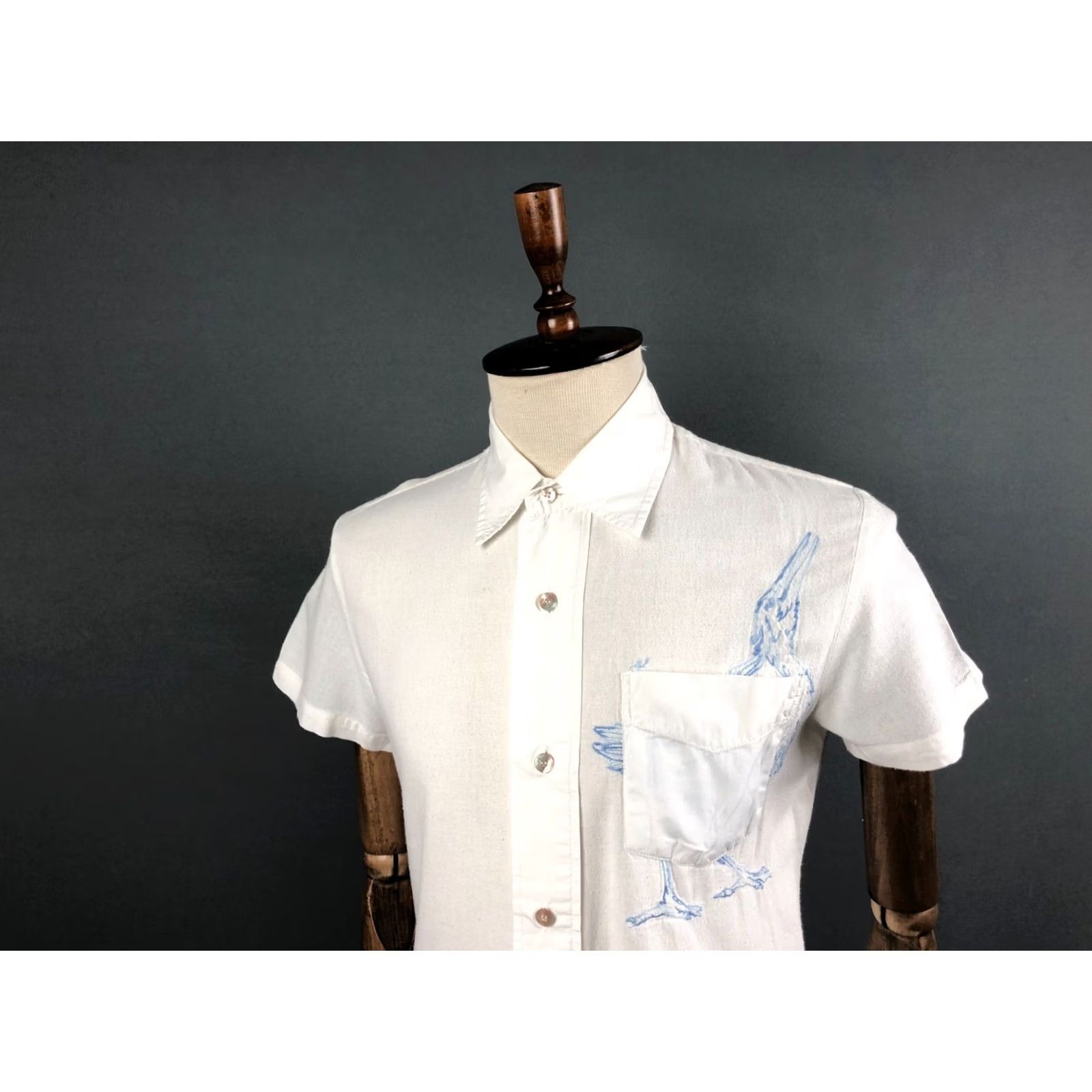 Diesel Diesel Men's Shirt M White Cotton Short Sleeve Button-Up, Casual, Regular Fit, Collared, Left Chest Pocket Size US M / EU 48-50 / 2 - 5 Thumbnail