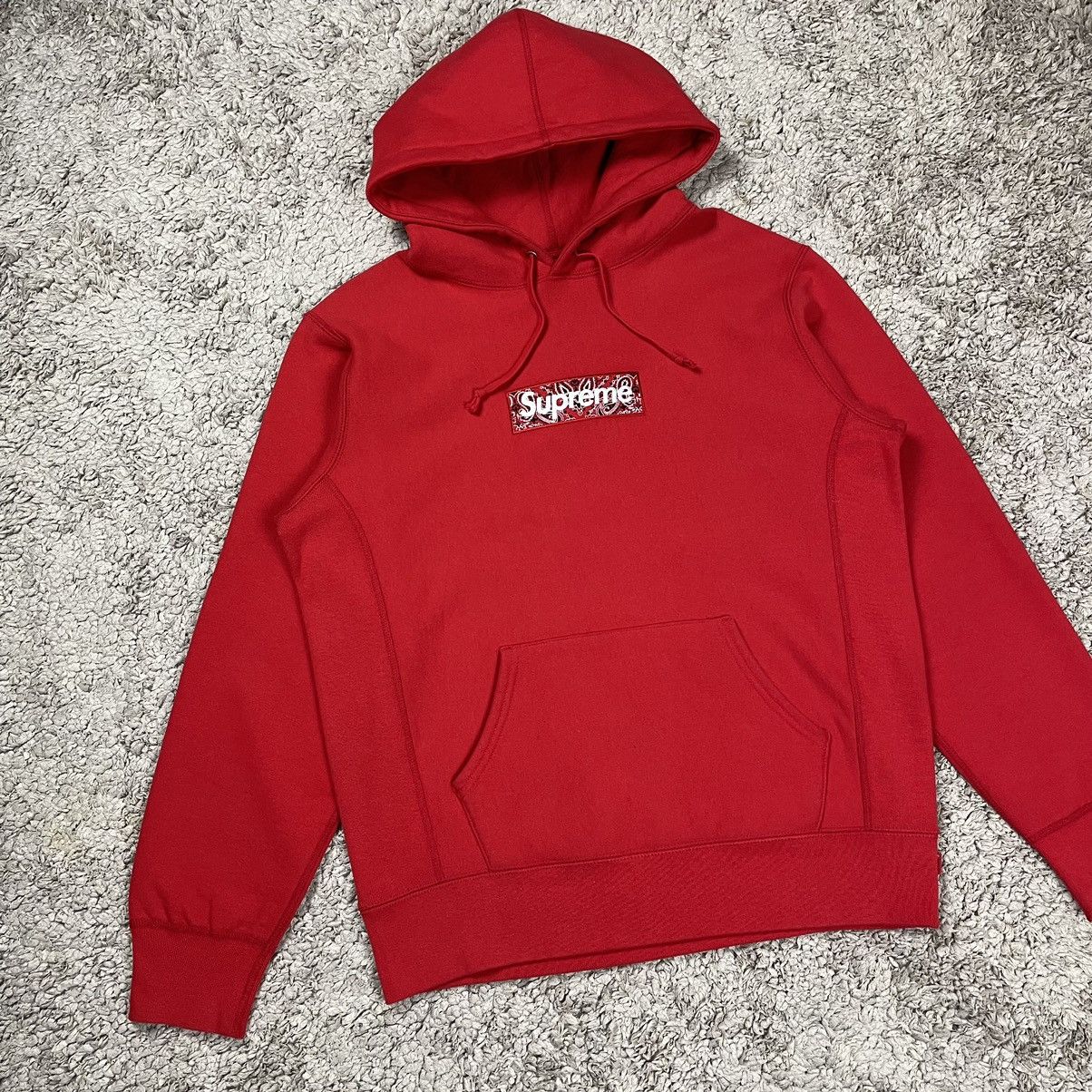 Supreme Supreme Bandana Box Logo Pullover Hoodie Size US M / EU 48-50 / 2 - 3 Thumbnail