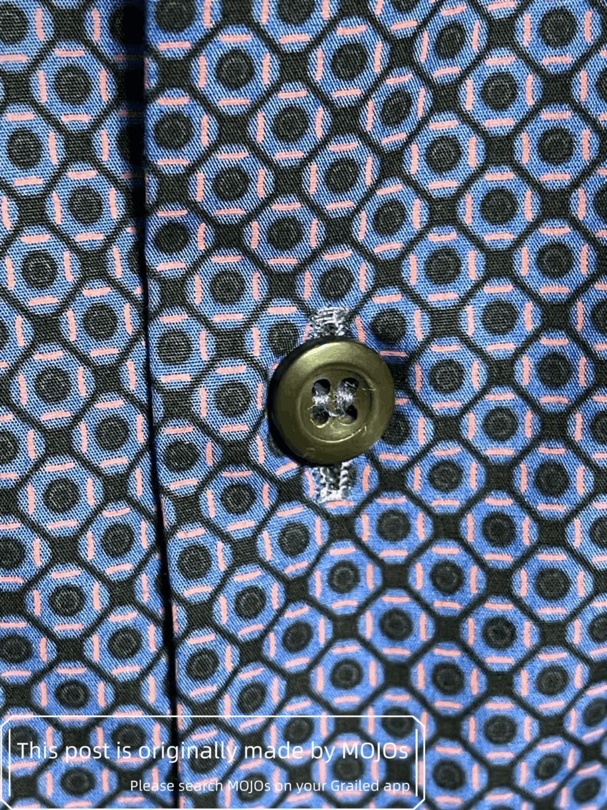 Prada Sz 41 Prada Pattern Shirt mojos321227 Size US L / EU 52-54 / 3 - 4 Thumbnail