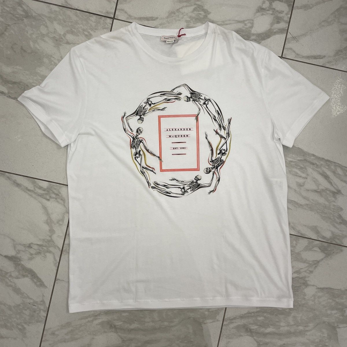 Alexander McQueen Alexander McQueen Skeleton Tee Size XXXL Size US S / EU 44-46 / 1 - 1 Thumbnail