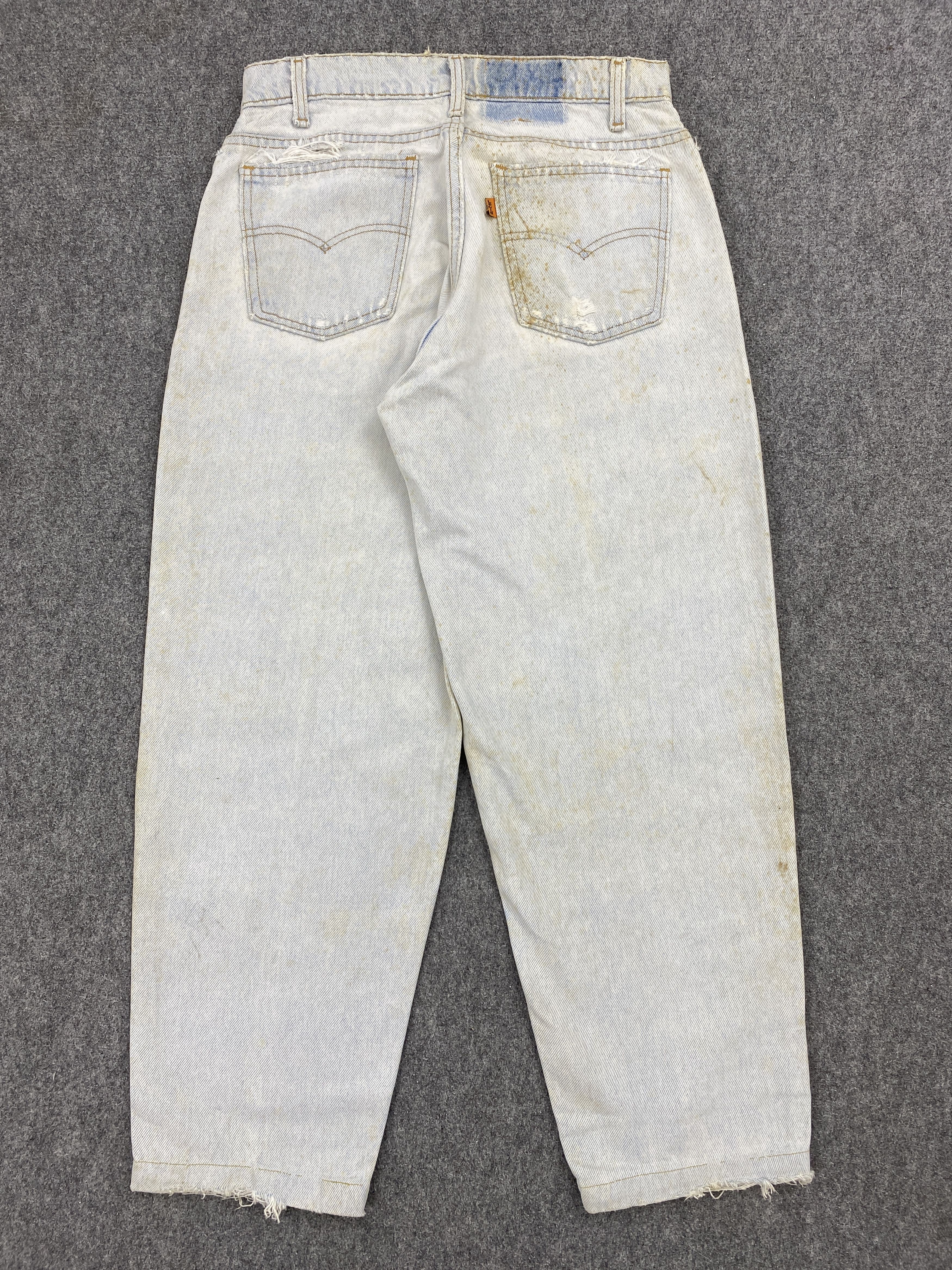 Levi's × Vintage Light Washed Vintage 90s Levis 560 Orange Tabs Jeans Size US 29 - 3 Thumbnail