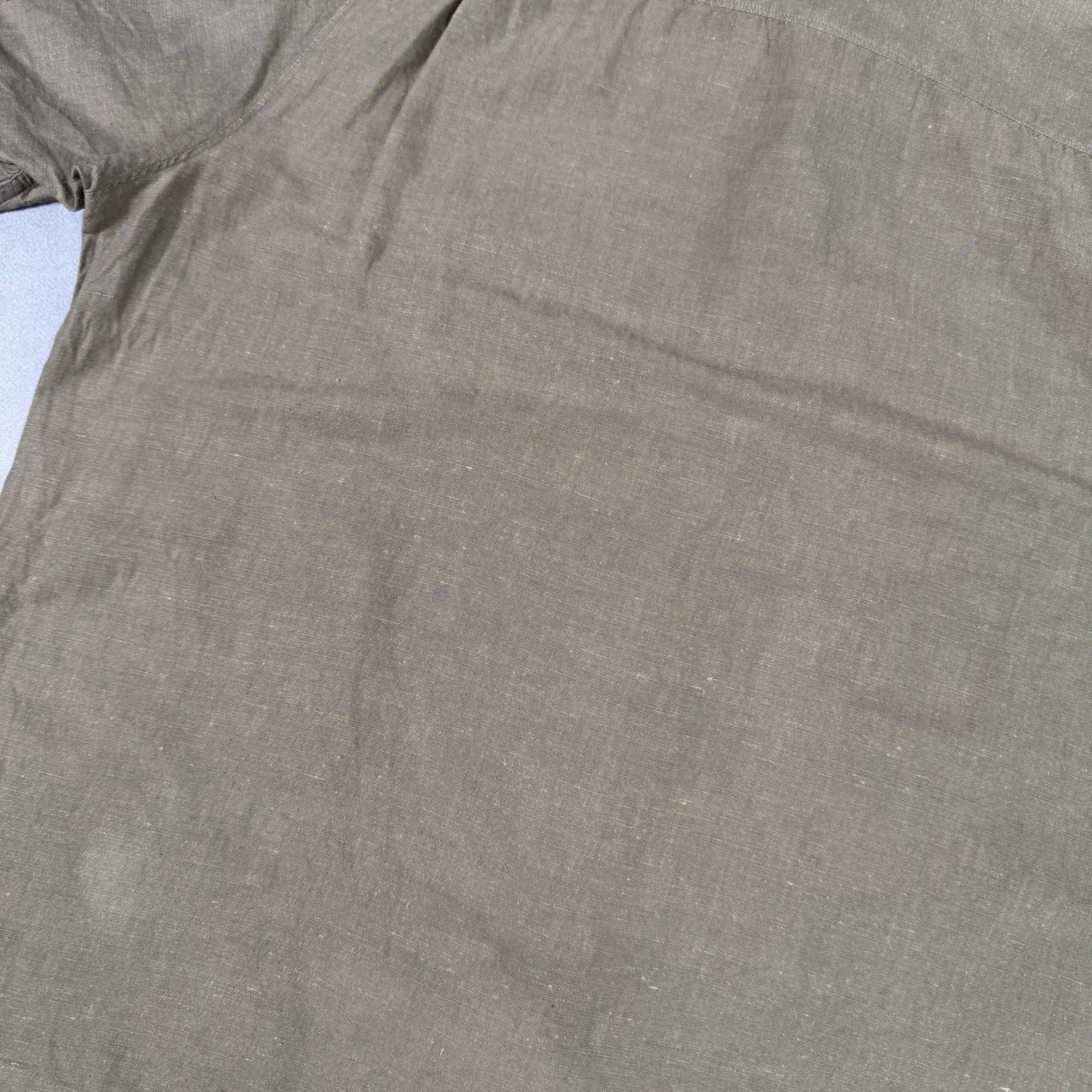 DKNY DKNY Donna Karan Men Linen/Cotton Men Shirt Button Up Size US XL / EU 56 / 4 - 21 Thumbnail