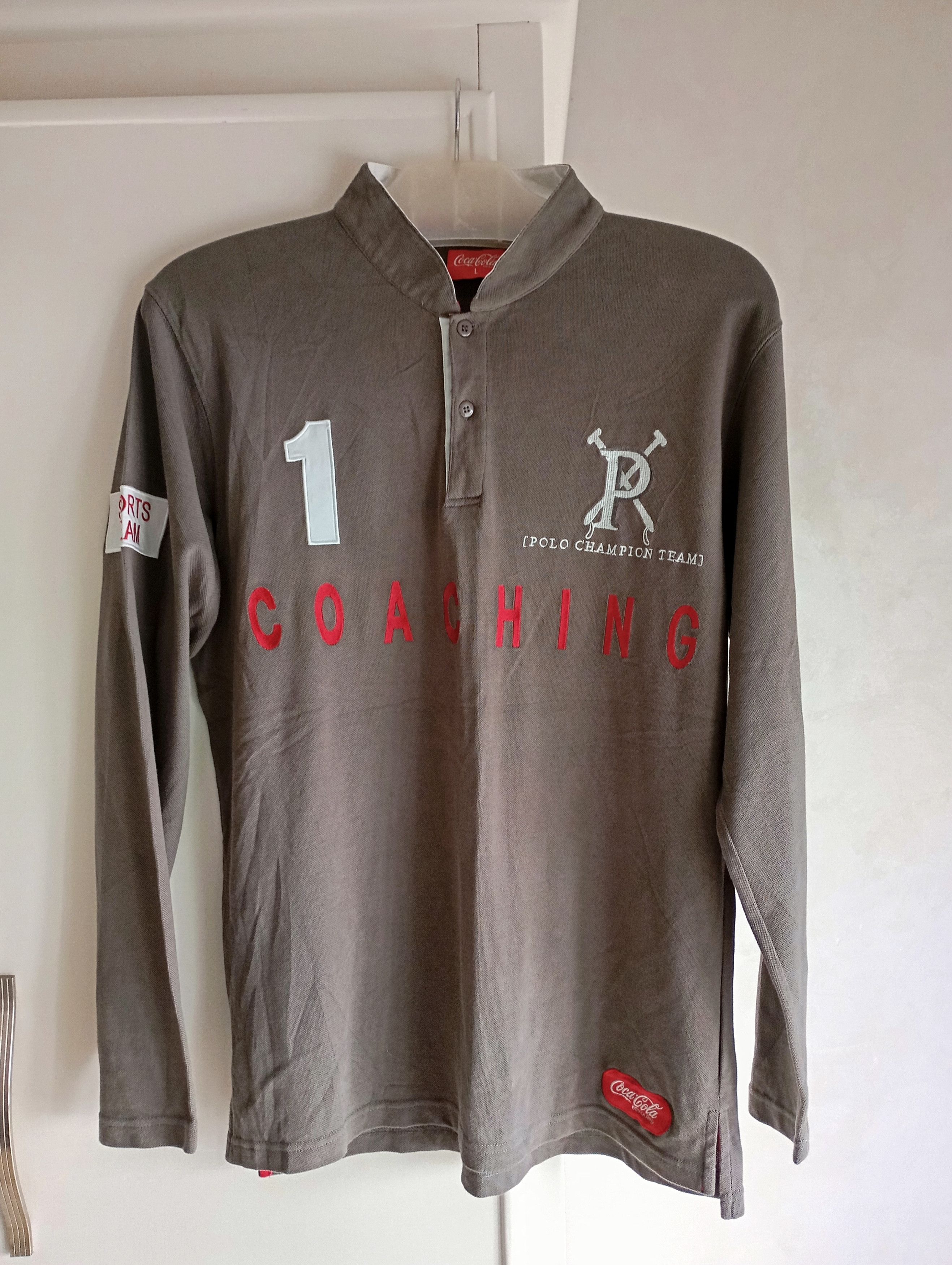 Coca Cola × Polo Ralph Lauren × Vintage Vintage Coca Cola Polo Champion Team Tshirt Size US L / EU 52-54 / 3 - 1 Thumbnail