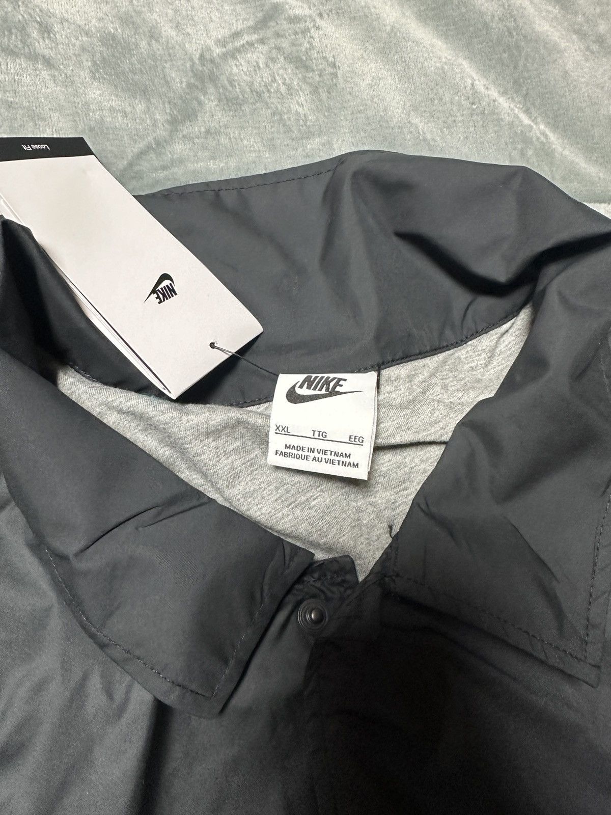 Nike NEW Sz 2XL Nike French Terry Jacket black/white W/ Lightning Size US XXL / EU 58 / 5 - 5 Thumbnail