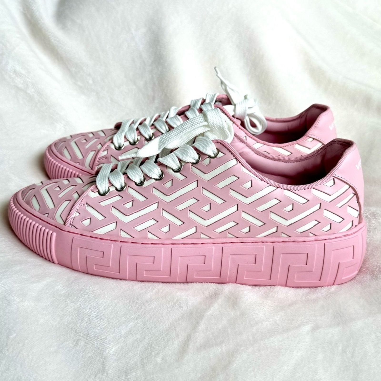 Versace New! VERSACE Shoes, Size 41, Unisex, Versace Greca Lasercut Size US 9 / IT 39 - 6 Thumbnail