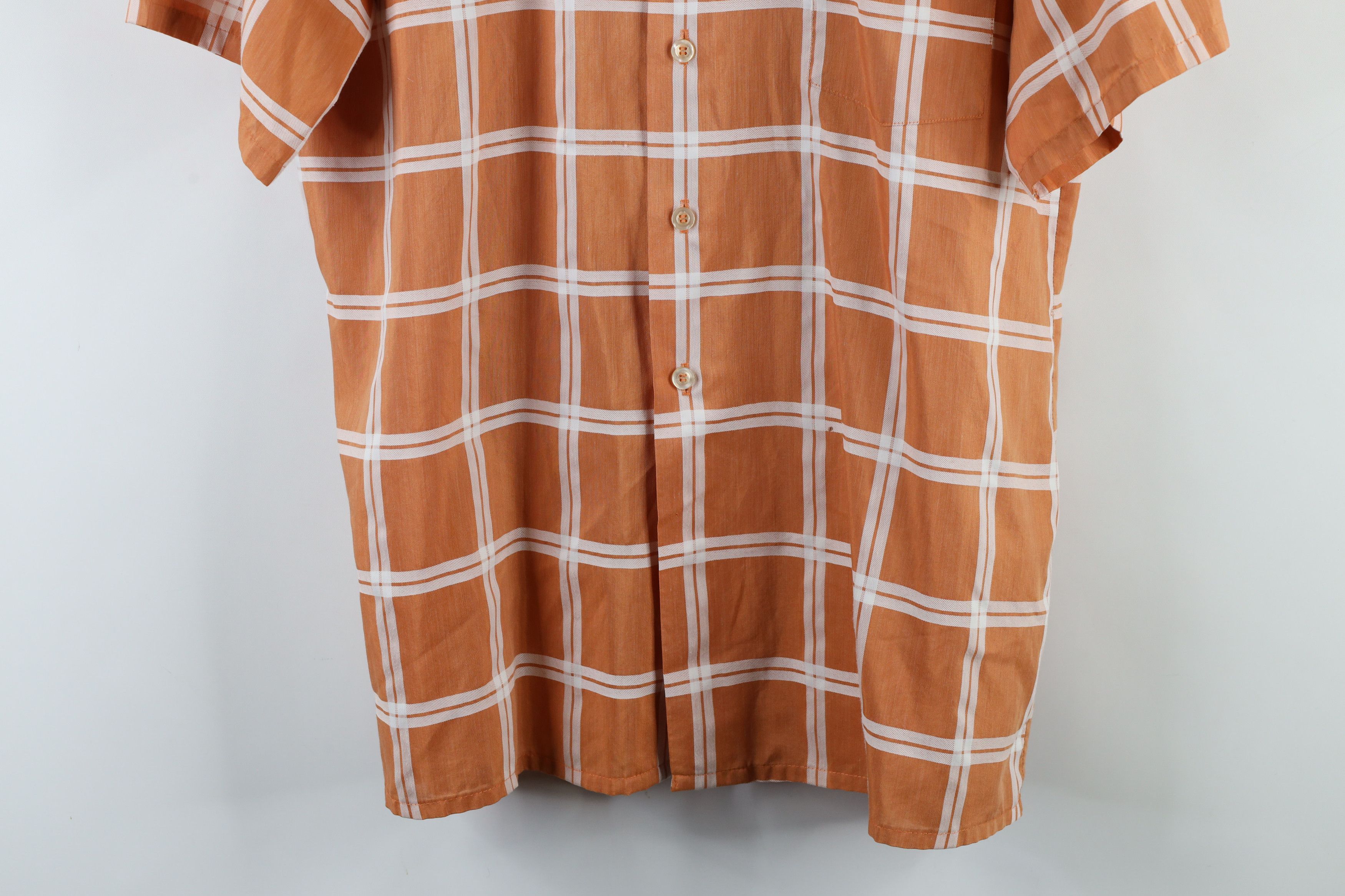 Vintage Vintage 50s 60s Streetwear Short Sleeve Collared Shirt Size US L / EU 52-54 / 3 - 3 Thumbnail
