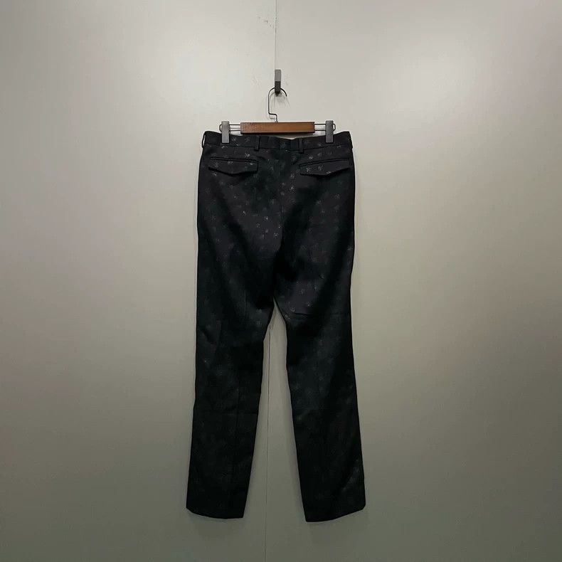 Dior Dior Black full-print gold floral trousers 2502-Nextarrow Size 46R - 3 Thumbnail