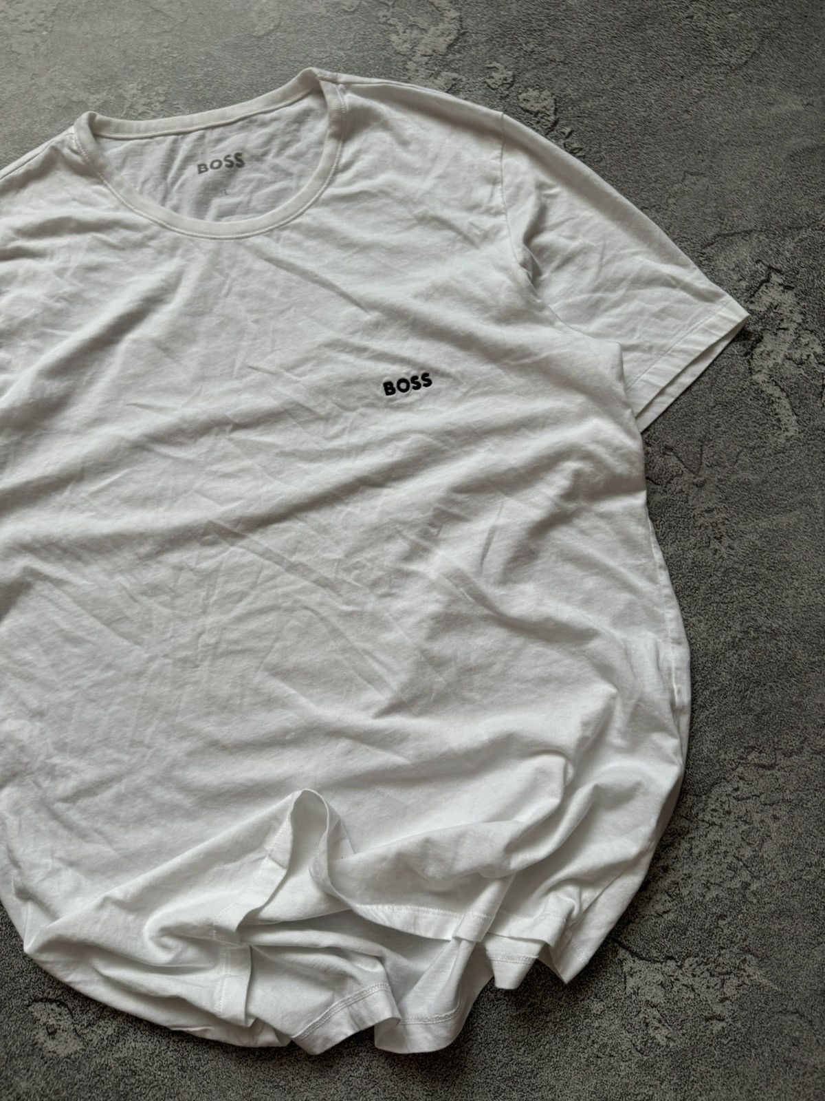 Designer × Hugo Boss Hugo boss L/M white tee T-shirt polo tank Size US L / EU 52-54 / 3 - 3 Thumbnail