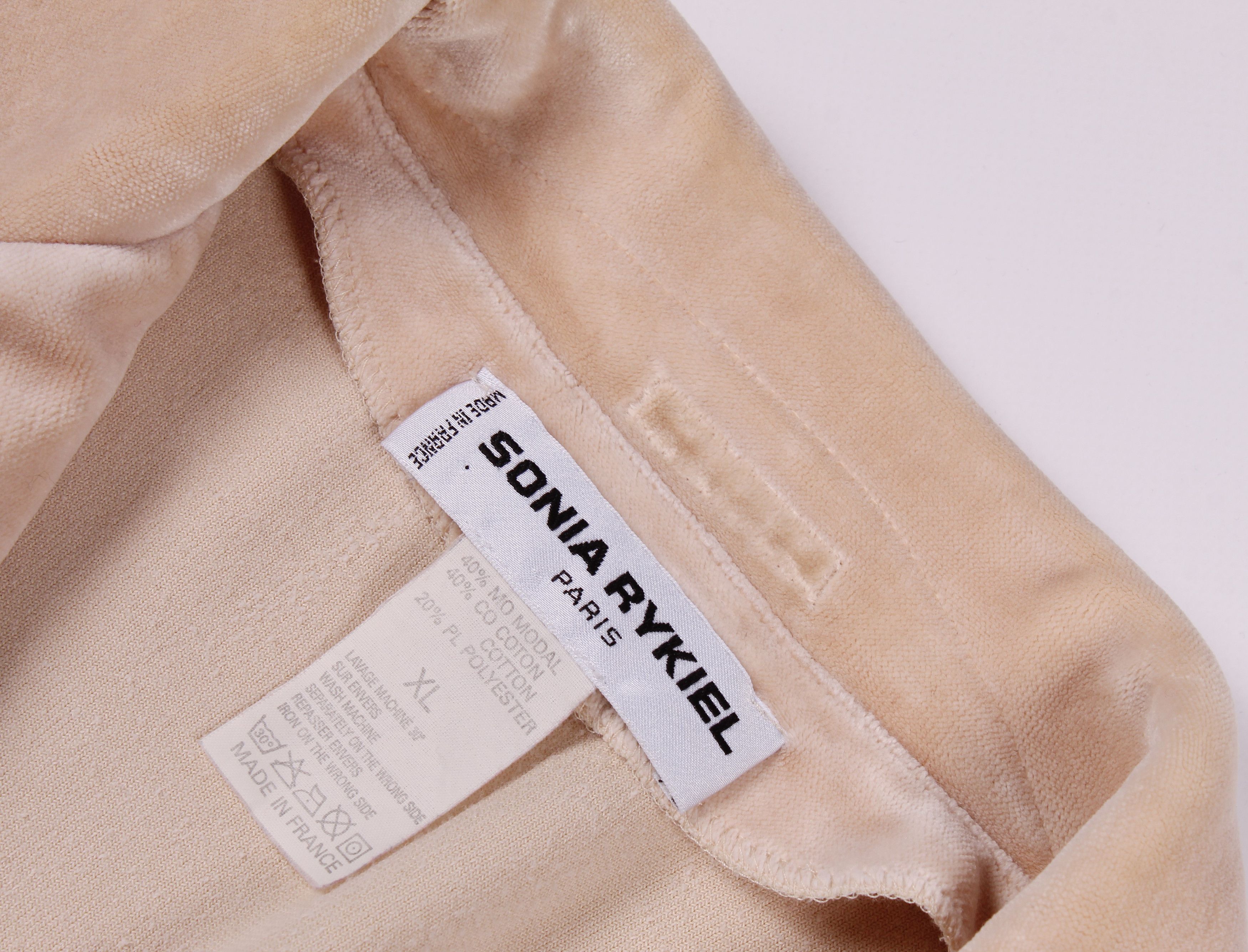 Sonia Rykiel × Vintage Vintage Sonia Rykiel Velour Button Blazer Cardigan Size XL Size XL / US 12-14 / IT 48-50 - 3 Thumbnail
