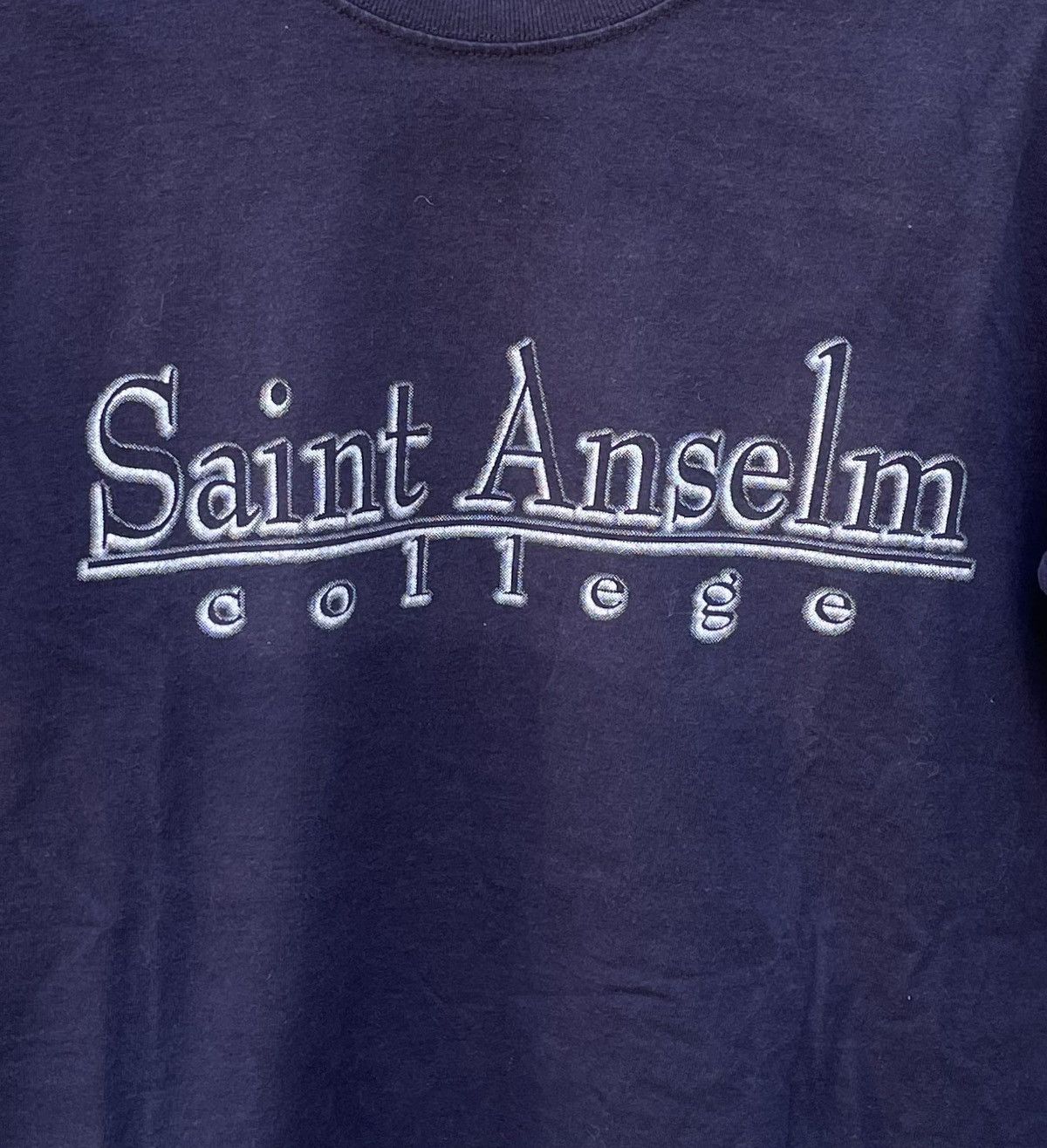 Vintage Vintage 90s MV Sport Saint Anselm College T Shirt Size US M / EU 48-50 / 2 - 4 Thumbnail