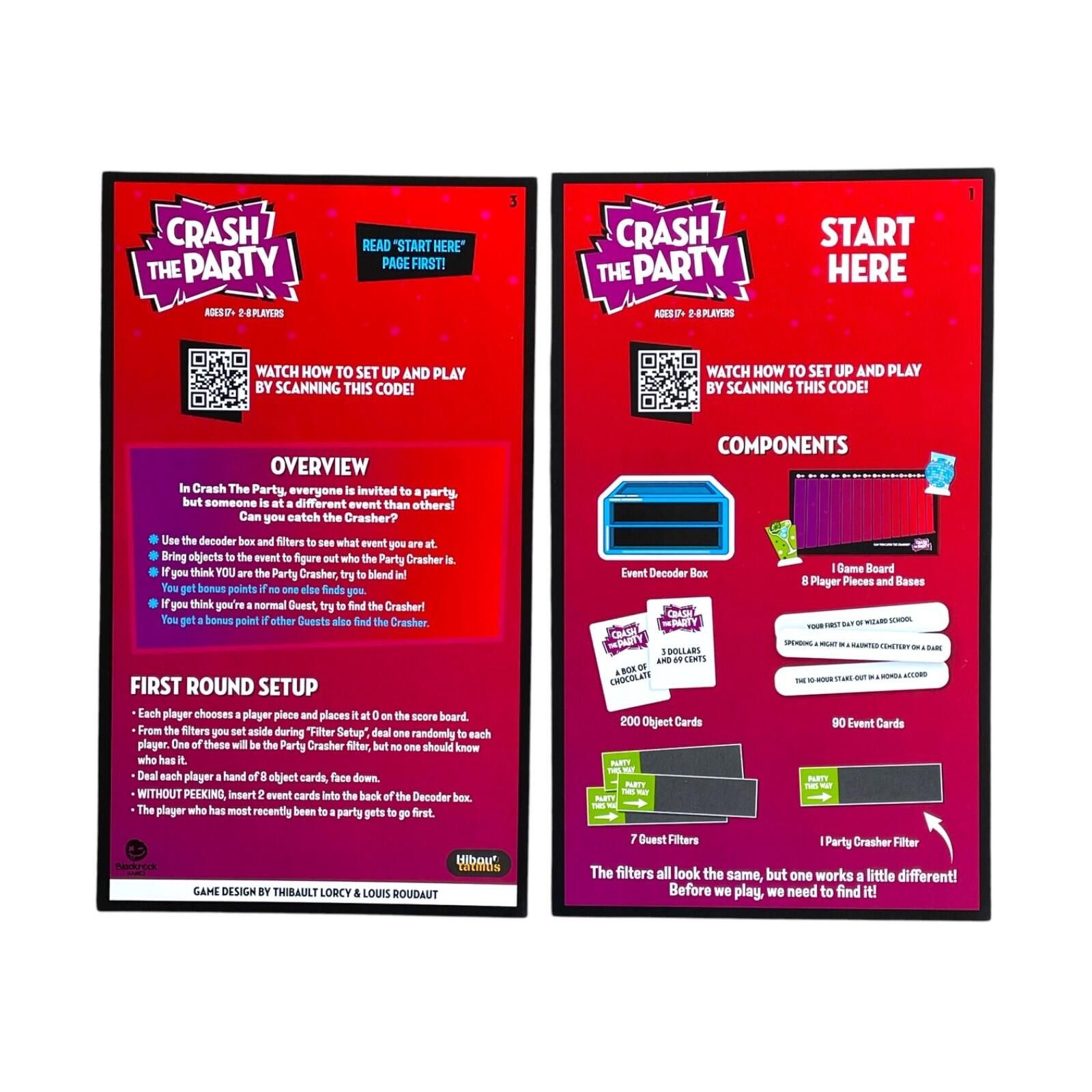 The Unbranded Brand Crash The Party Board Game NEW Complete 2-8 Players Size ONE SIZE - 5 Thumbnail