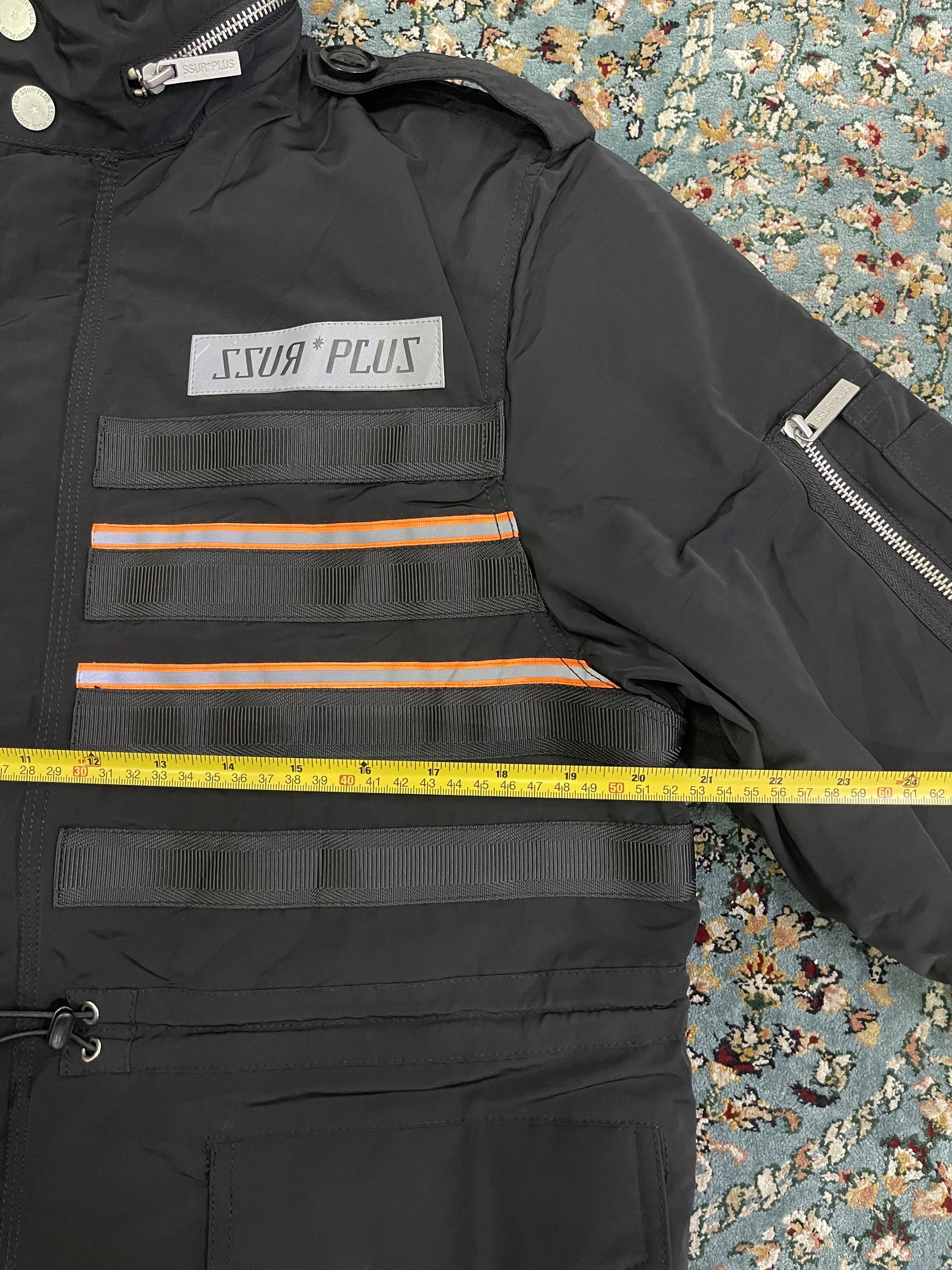SSUR AW18 SSUR Safety Reflector Puffer Jacket “Make Love Not War” Size US M / EU 48-50 / 2 - 15 Thumbnail