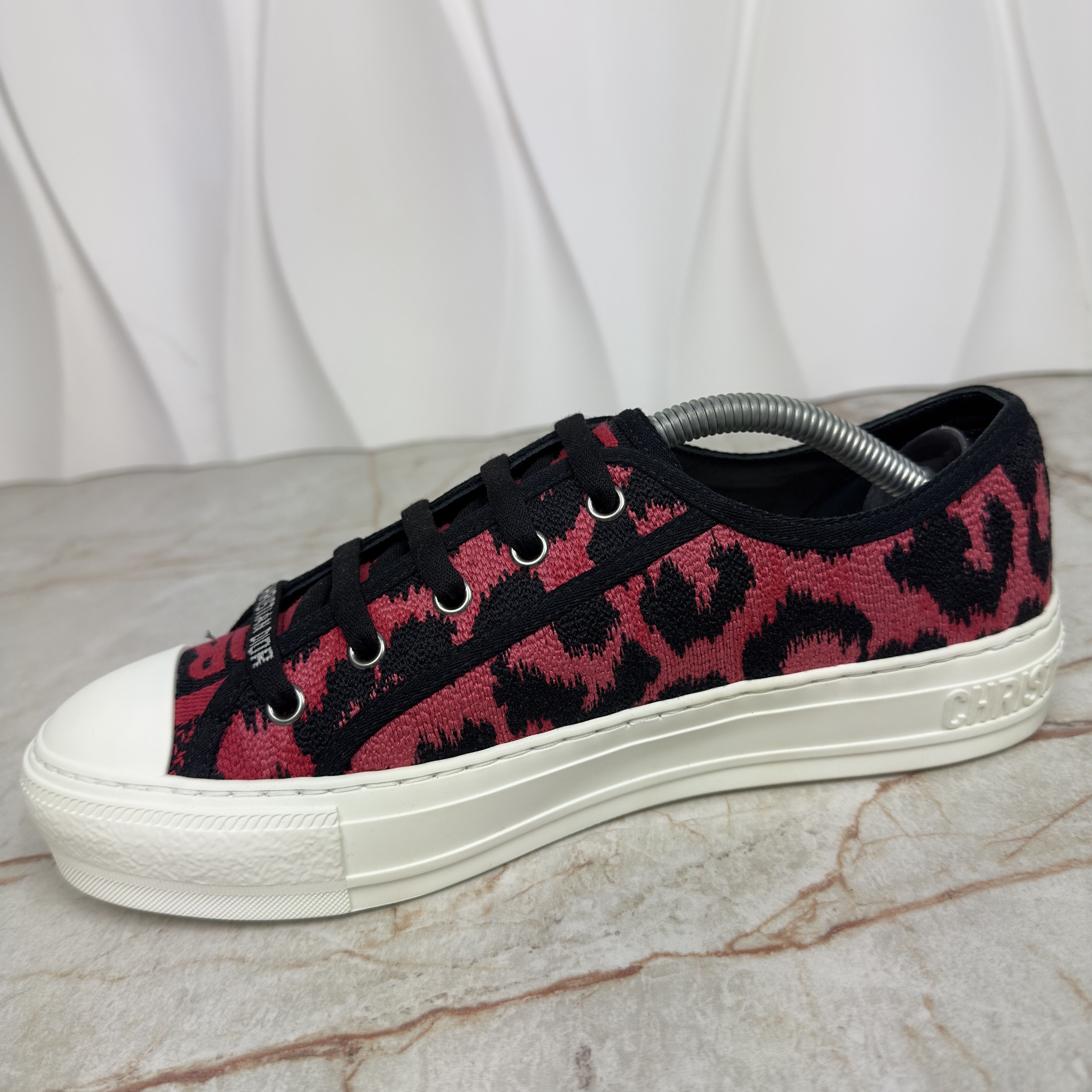Dior Dior Walk N Dior Trainer Sneakers Leopard Fabric Size US 8.5 / IT 38.5 - 9 Thumbnail