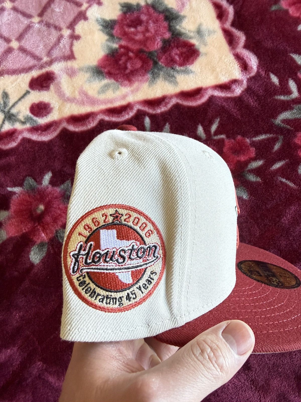 New Era Famcap Houston Astros “45 years” Fitted 7 1/4 New Size ONE SIZE - 6 Thumbnail