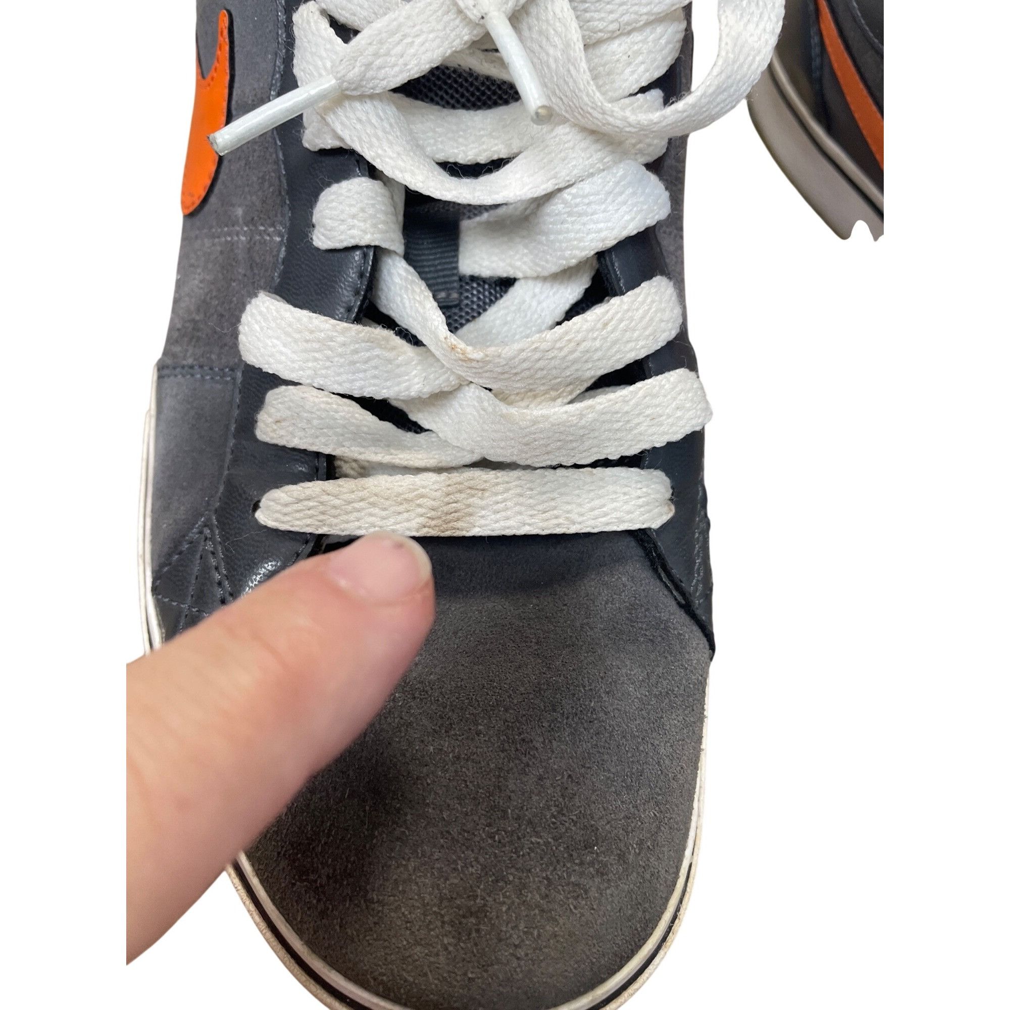 Nike Nike Sweet Classic Mens Low Grey Orange Skating Sneakers Sz Size US 11 / EU 44 - 13 Thumbnail