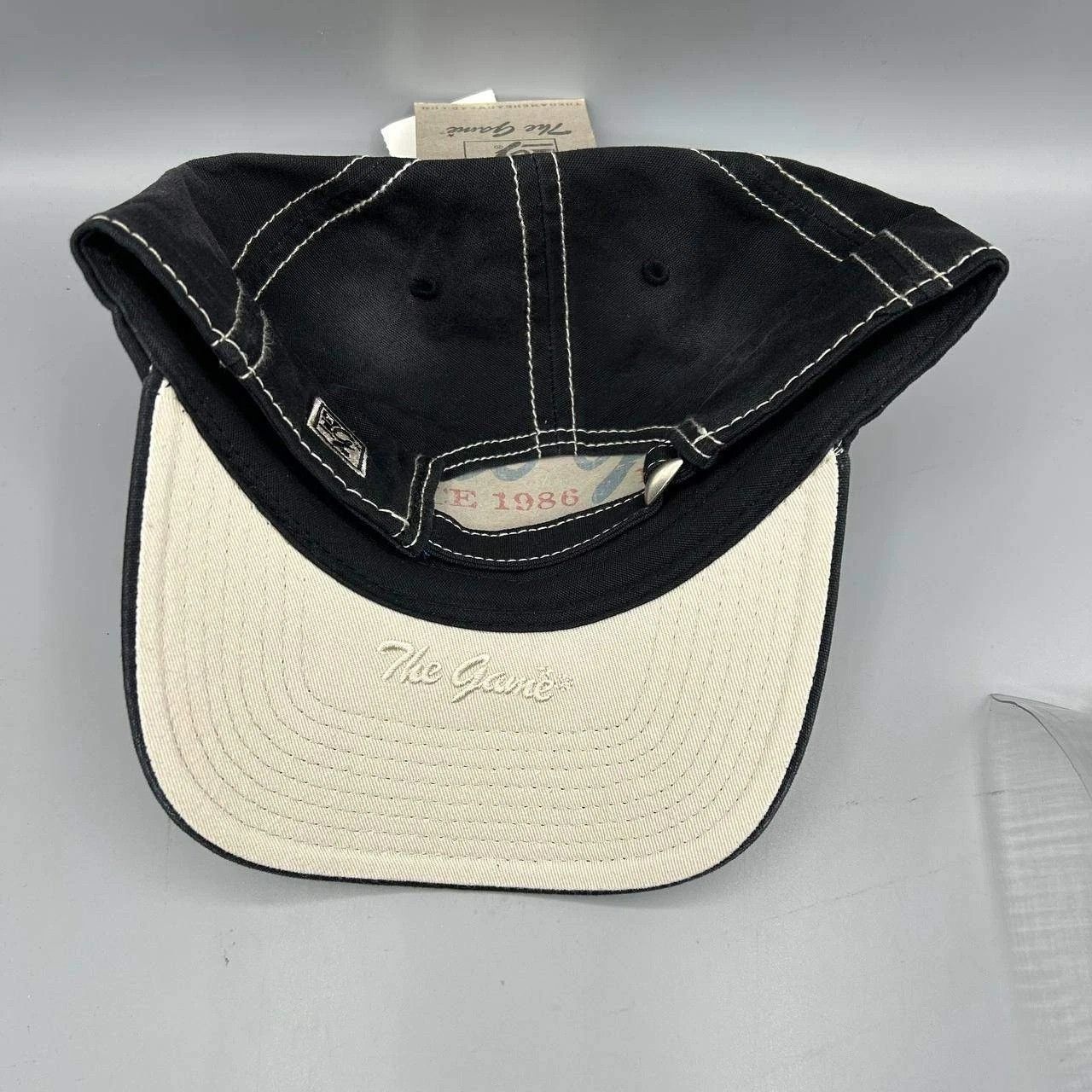 The Game Jackson Hole Wyoming Hat Men Black Strap Back Cotton Size ONE SIZE - 4 Thumbnail