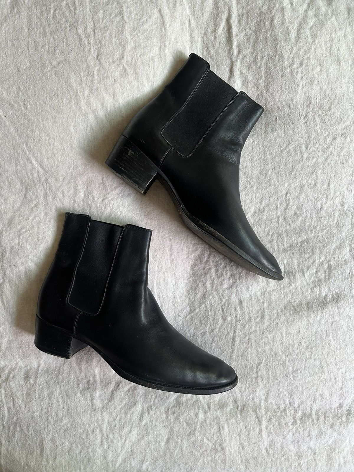 Yves Saint Laurent Hedi Slimane Saint Laurent Chelsea Boot Size US 6.5 / EU 39-40 - 7 Thumbnail