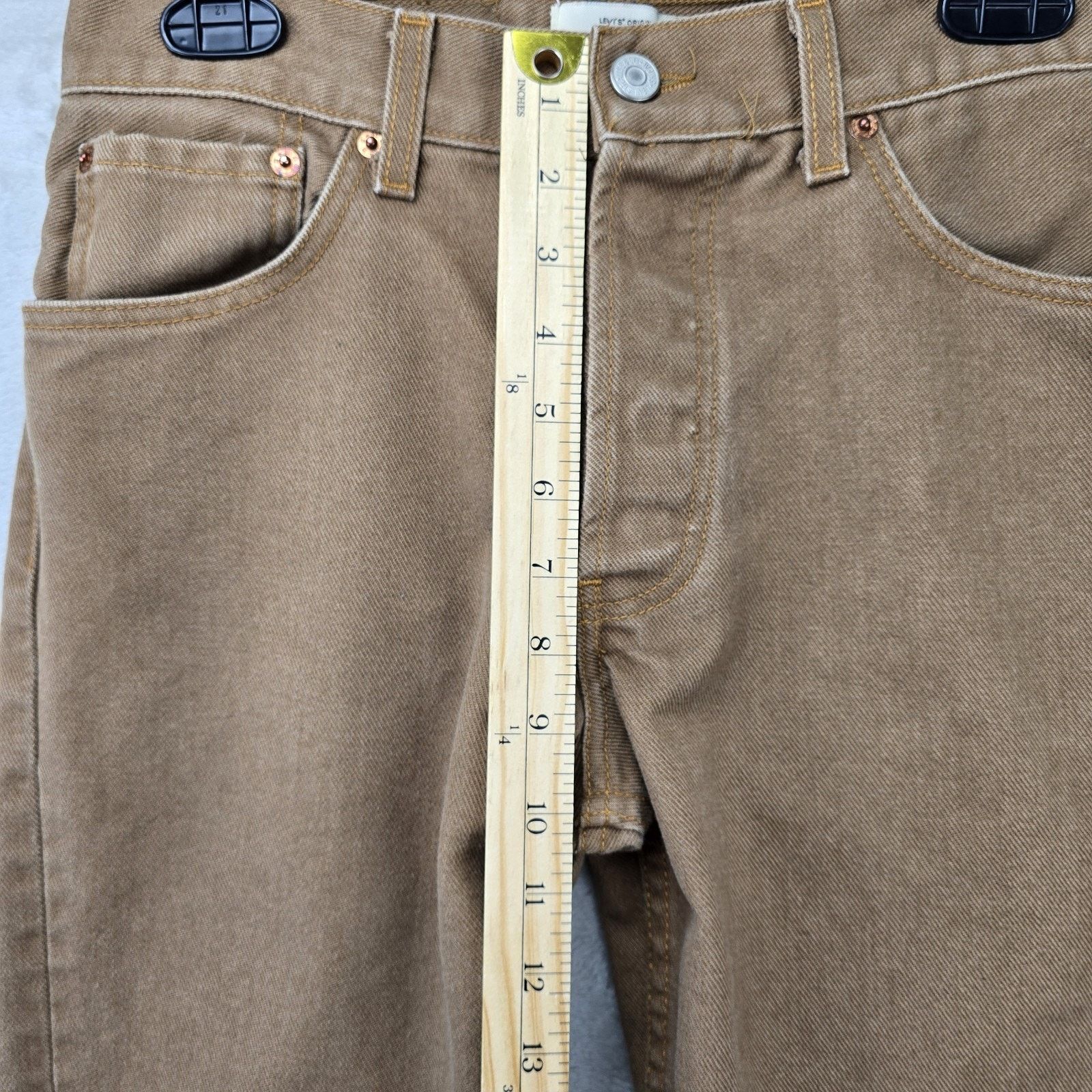Levi's VTG Levis 501 Jeans Mens 28x27 Brown USA Tag 30x30 Y2K Size US 28 / EU 44 - 13 Thumbnail