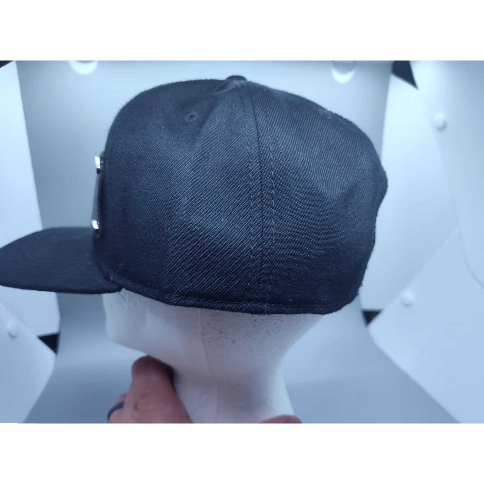 Ford Vintage Ford Buckledown Trucker Snapback Hat Black Wool Blend Cars Licensed Mens Adjustable Size ONE SIZE - 7 Thumbnail
