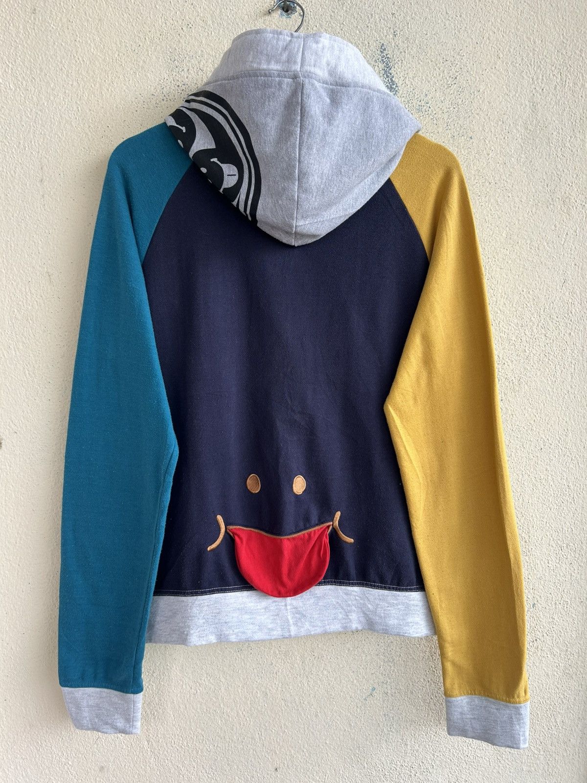 Japanese Brand UP! SMILE JAPAN COLOR BLOCK BUTTON UPS HOODIE Size US L / EU 52-54 / 3 - 2 Thumbnail