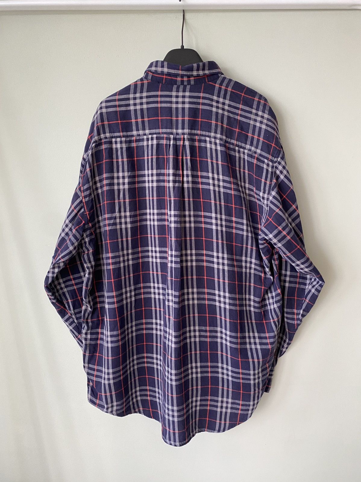 Burberry 90’s Burberry’s Vintage Check Logo shirt Travis style Size US L / EU 52-54 / 3 - 3 Thumbnail