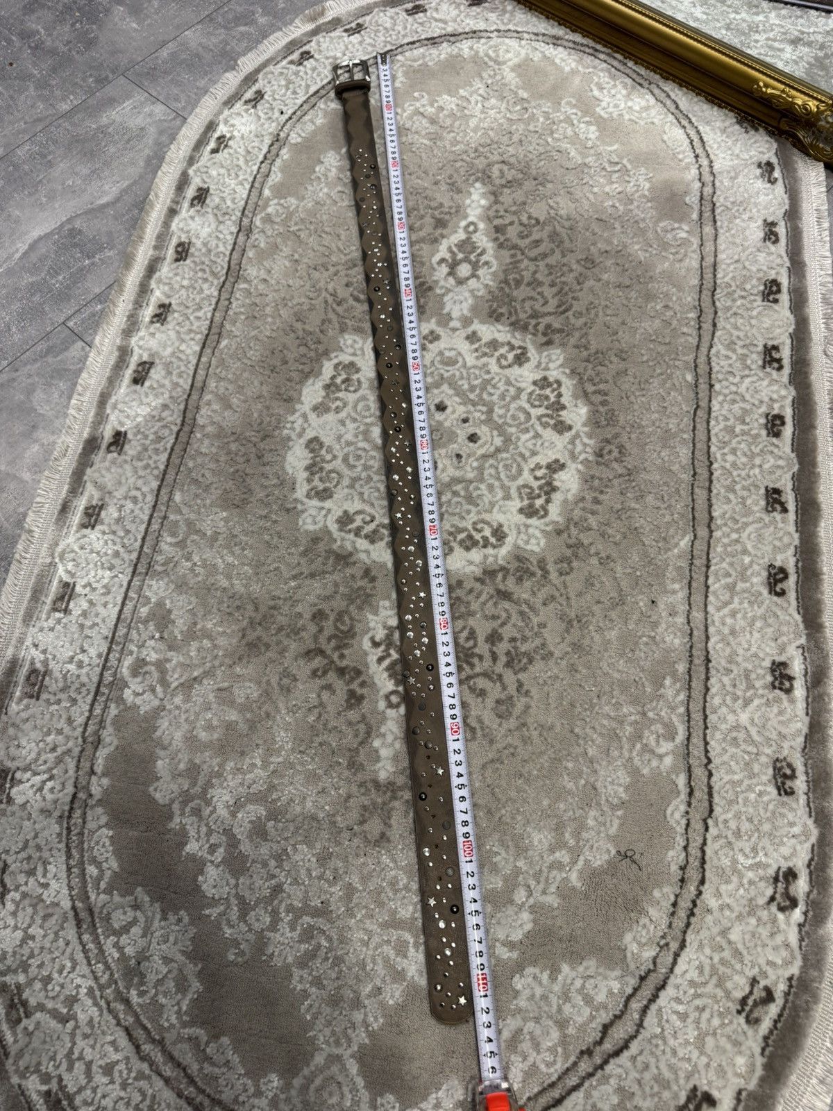 Japanese Brand 00’s NUMBER NINE STYLE WESTERN LEATHER RARE Y2K BELT VINTAGE Size ONE SIZE - 4 Thumbnail