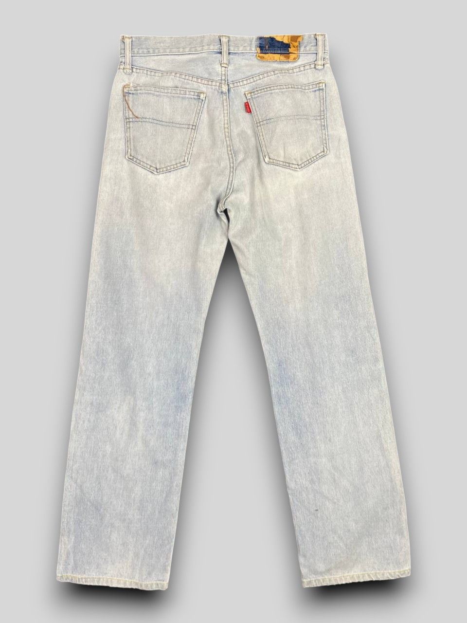 Big John vintage big john lightwash distressed denim nice design Size US 31 - 2 Thumbnail
