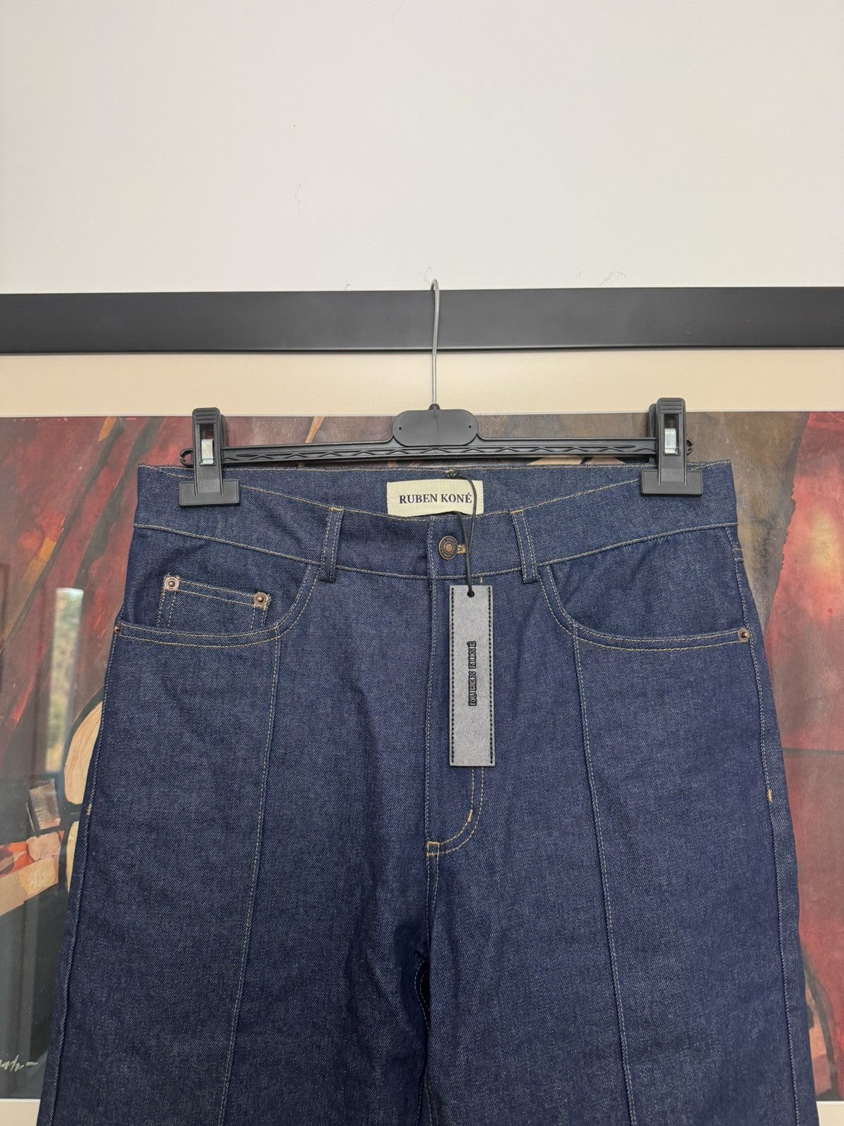 Ruben Kone Ruben Kone Indigo Raw Denim Jeans Blue High Quality Rare Size US 30 / EU 46 - 3 Thumbnail