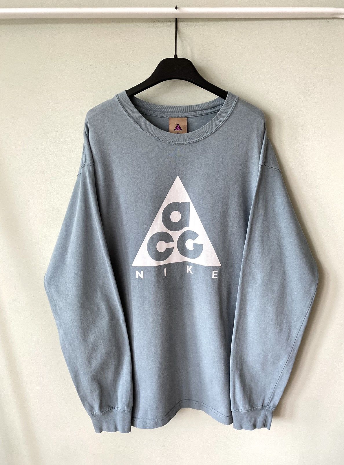 Nike Nike ACG Logo long Sleeve oversized t shirt Size US S / EU 44-46 / 1 - 1 Thumbnail