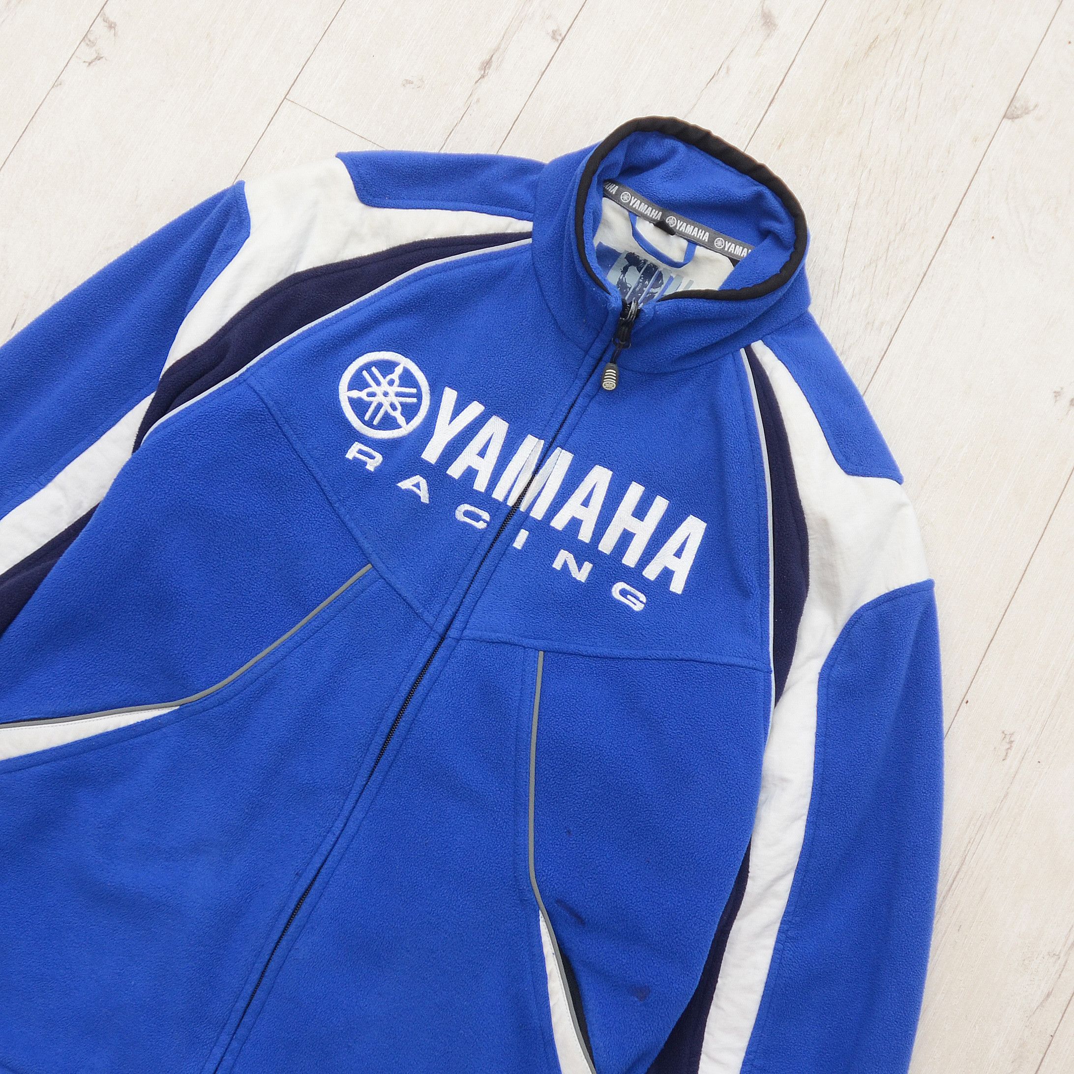Yamaha Vintage Yamaha Racing Fleece Jacket Full Zip Y2K Big Logo Size US S / EU 44-46 / 1 - 4 Thumbnail